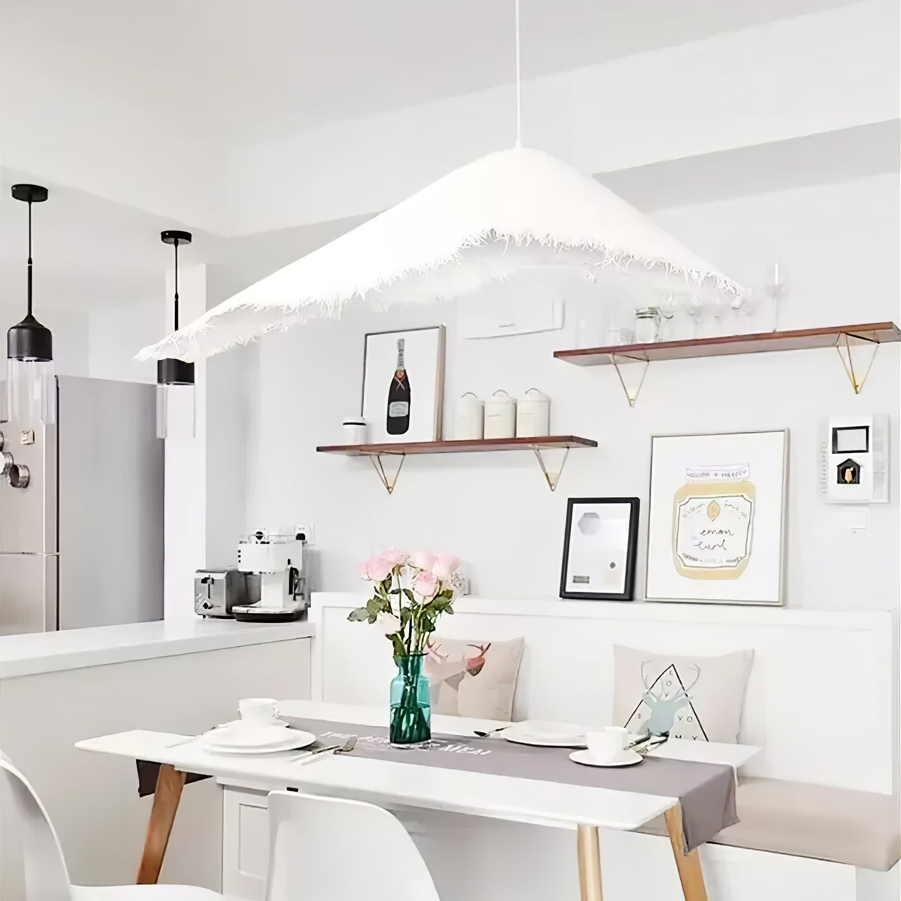 Lustra Suspension en Travertin Pierre Naturelle