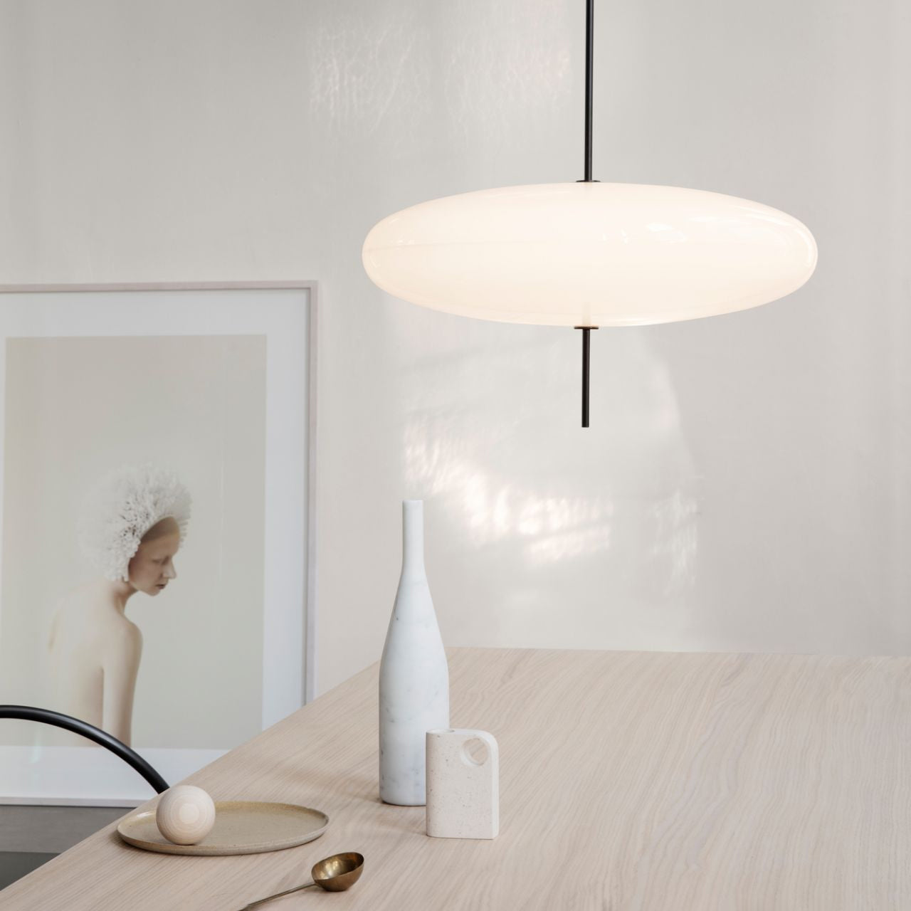 Lustra Suspension Noir Peint Réuni pour Salon