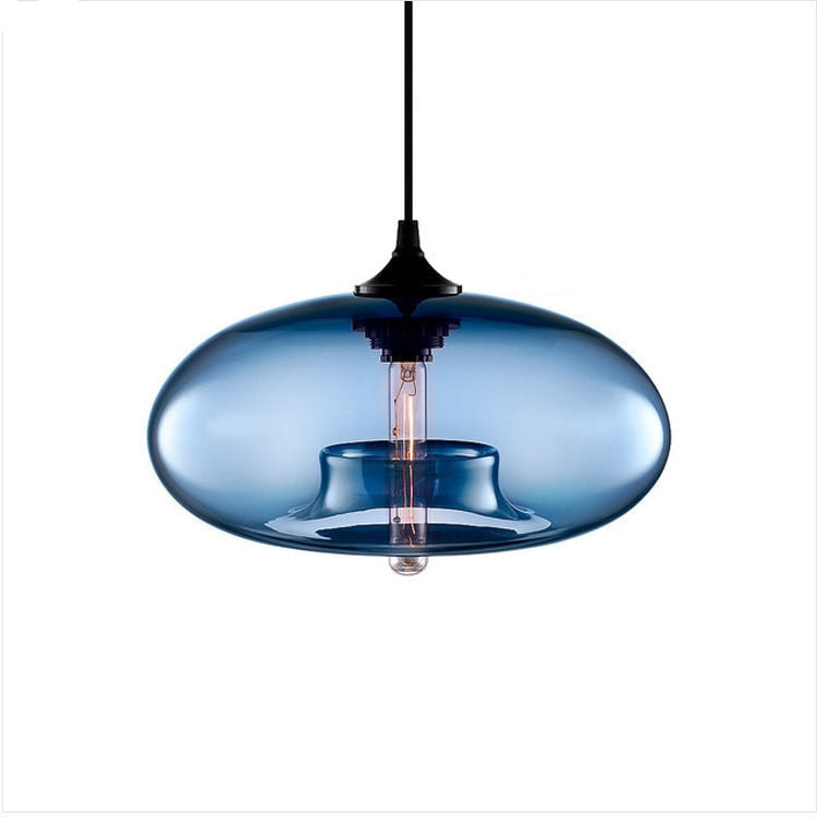 Lurea Lampes Suspendues en Verre Modernes Nordiques Chambre à Coucher