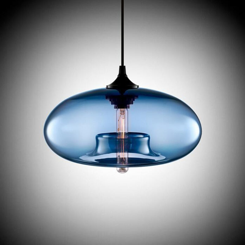 Lurea Lampes Suspendues en Verre Modernes Nordiques Chambre à Coucher