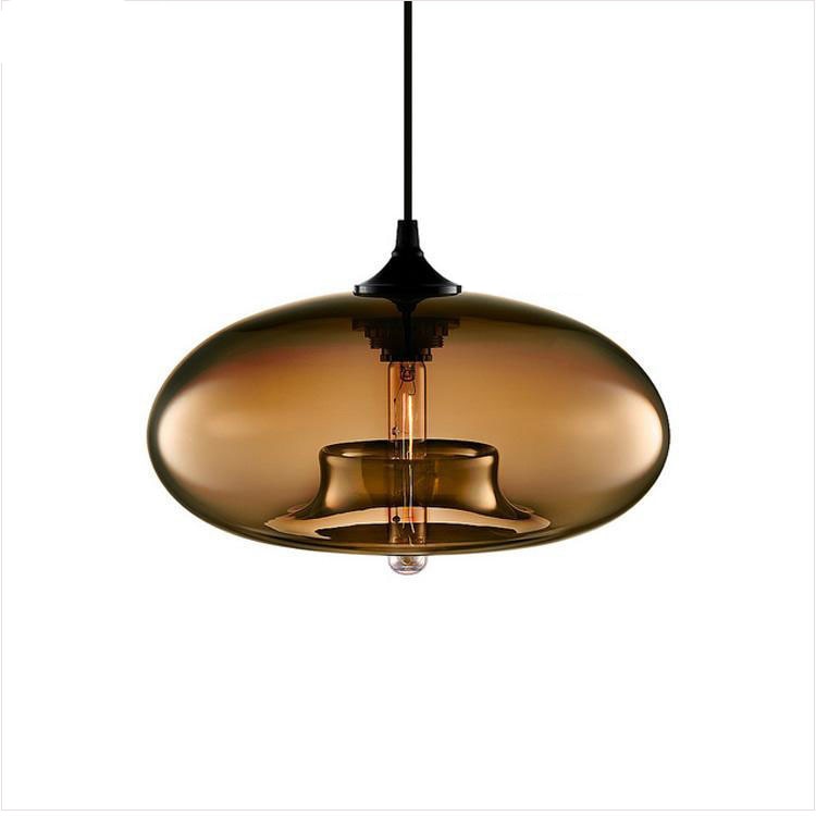 Lurea Lampes Suspendues en Verre Modernes Nordiques Chambre à Coucher
