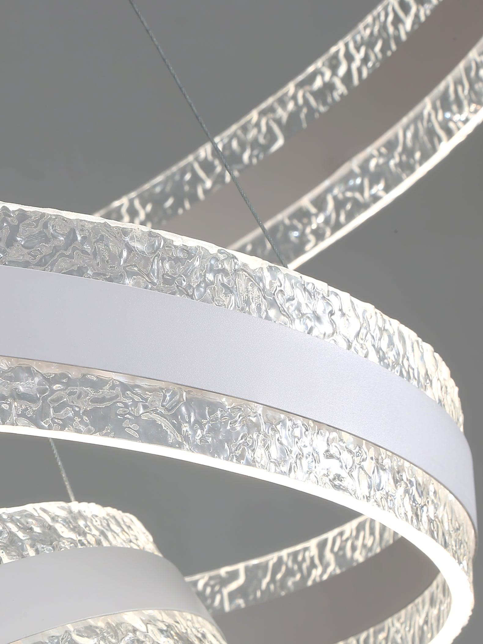 Lustra Suspension Lampe Cercles LED Modernes