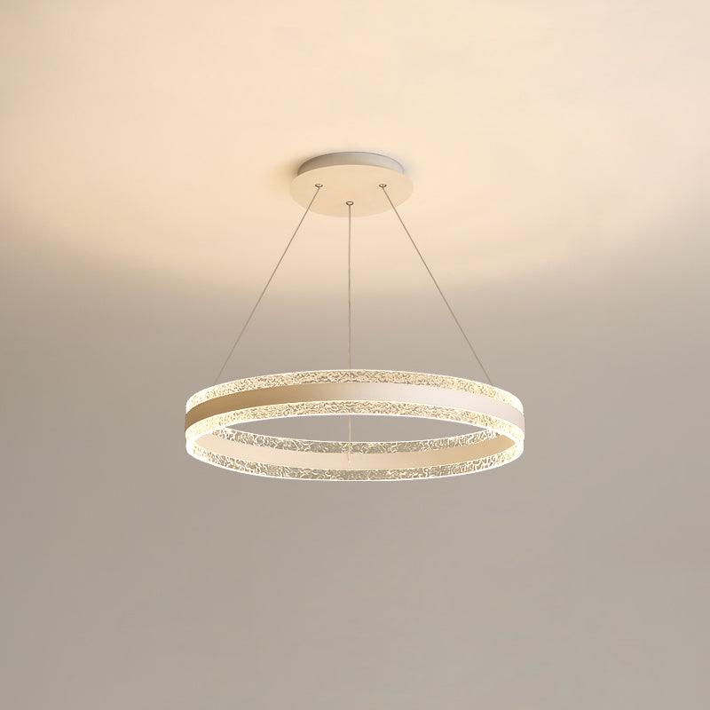 Lustra Suspension Lampe Cercles LED Modernes