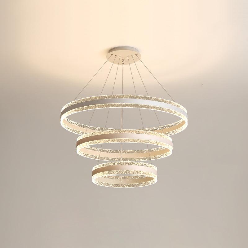 Lustra Suspension Lampe Cercles LED Modernes