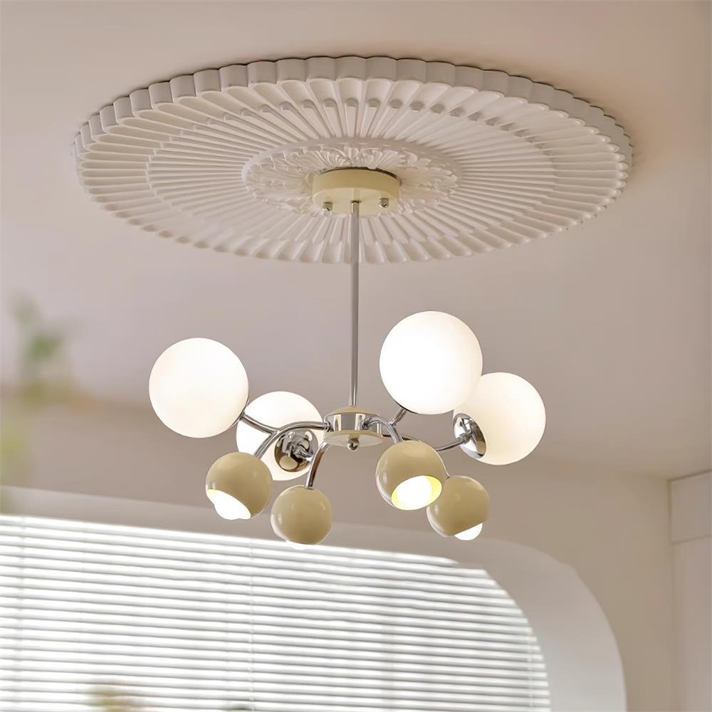 Lumi Lustre Minimaliste en Verre