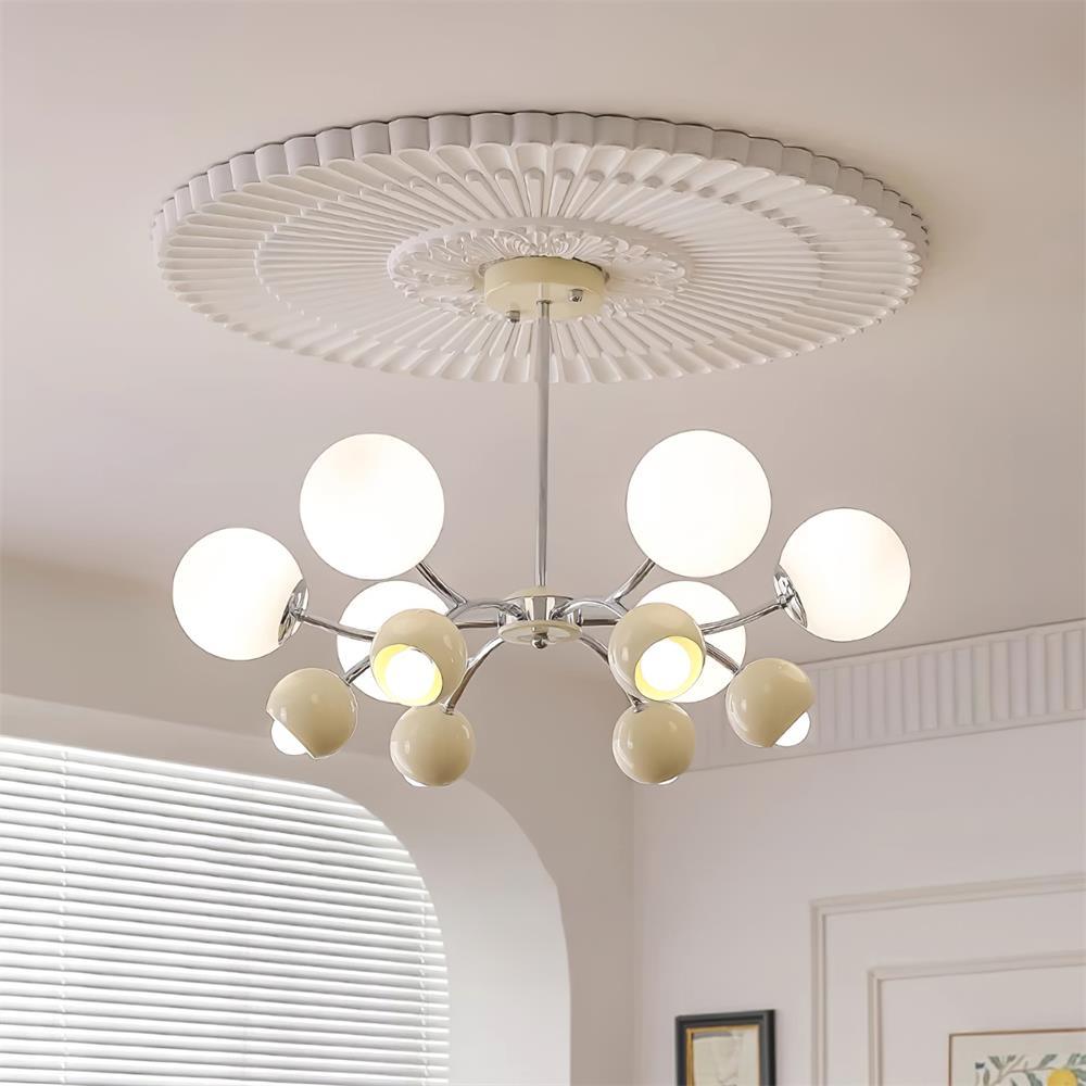 Lumi Lustre Minimaliste en Verre