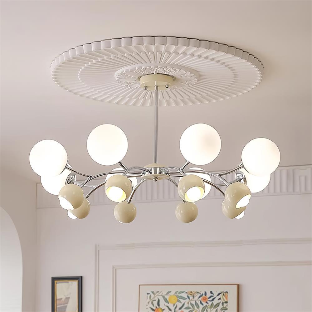 Lumi Lustre Minimaliste en Verre