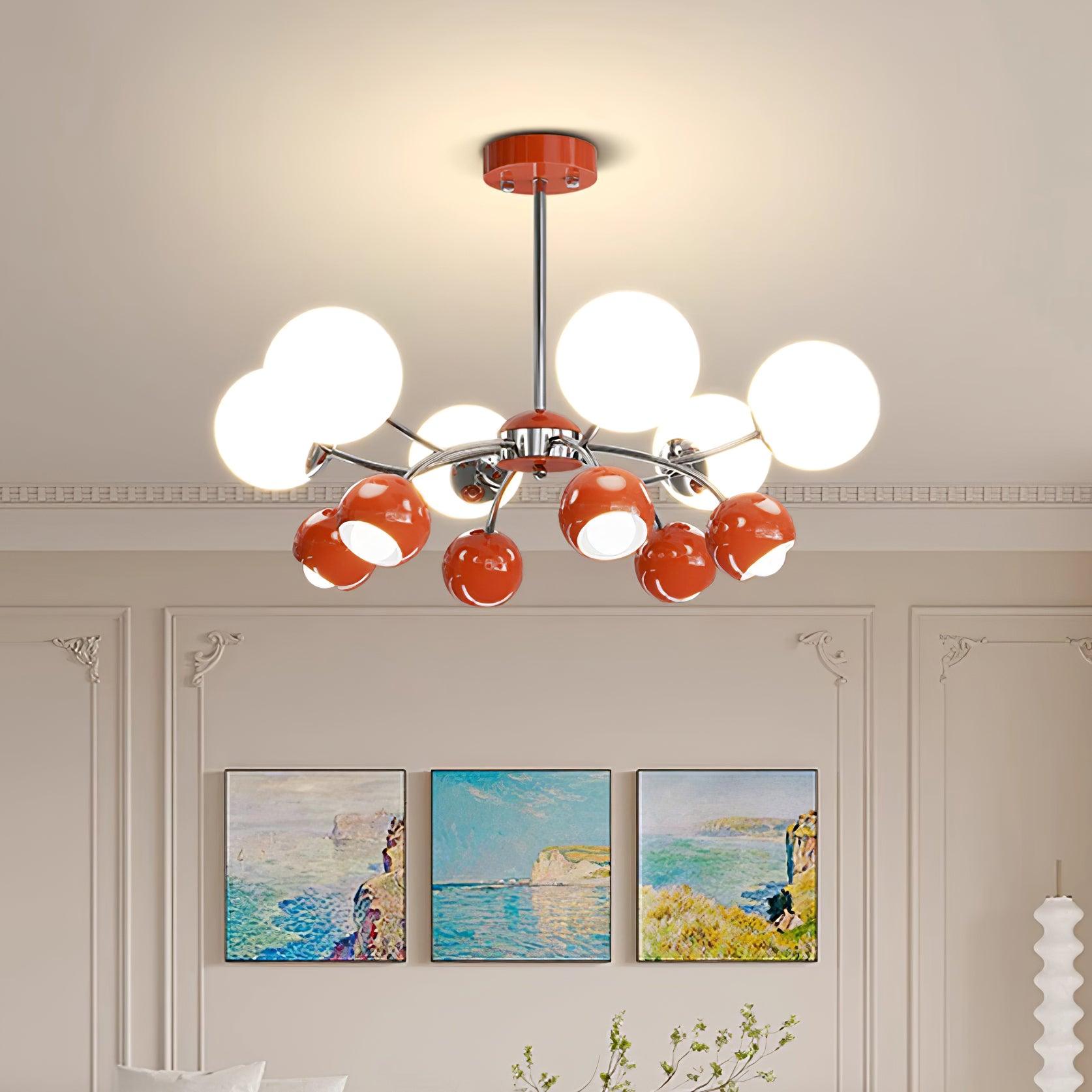 Lumi Lustre Minimaliste en Verre