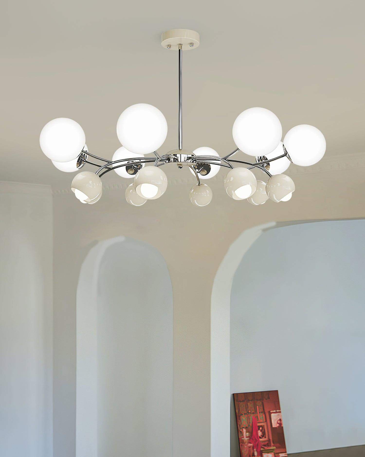 Lumi Lustre Minimaliste en Verre
