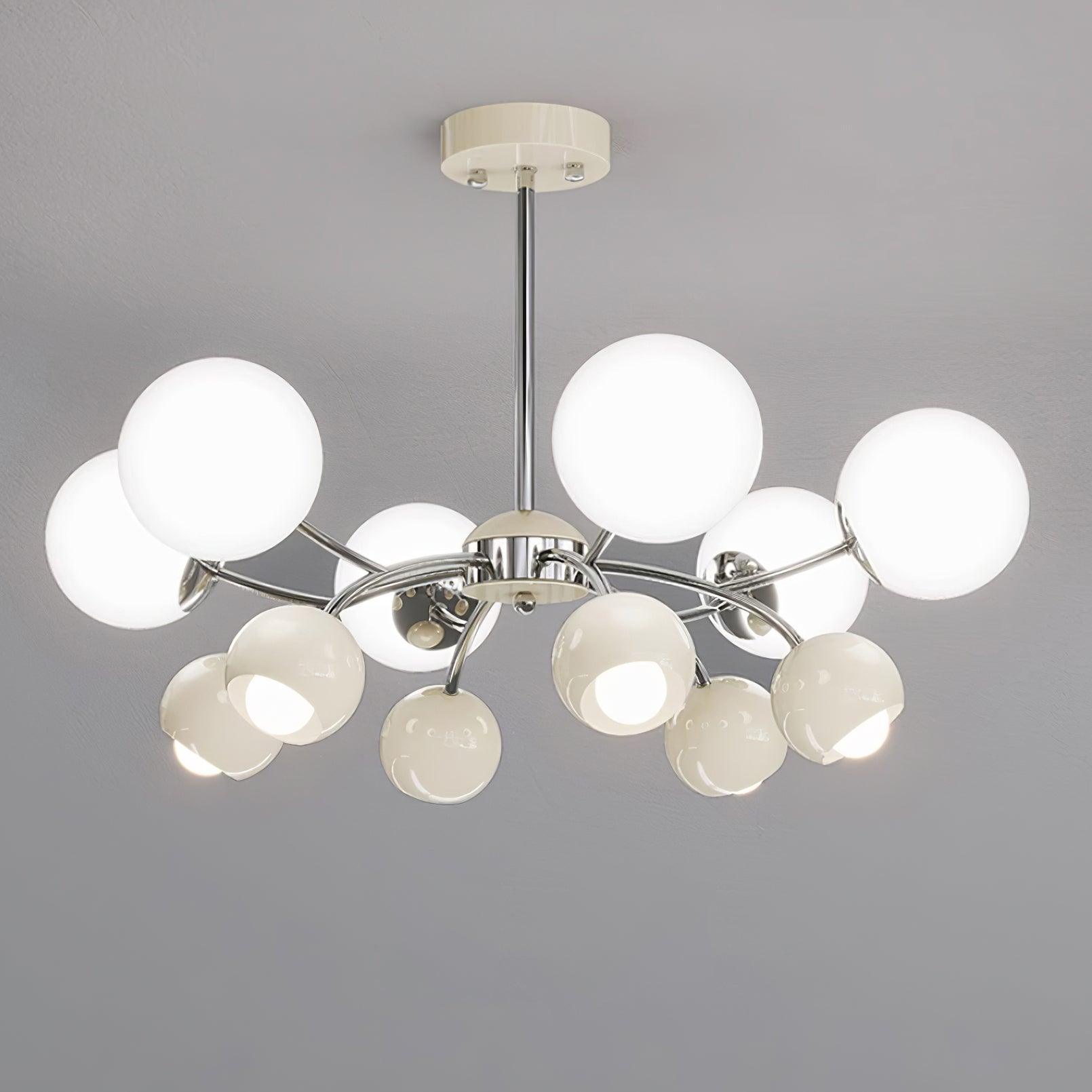 Lumi Lustre Minimaliste en Verre