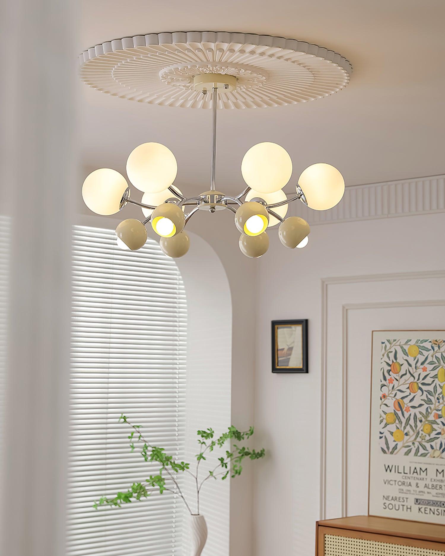Lumi Lustre Minimaliste en Verre