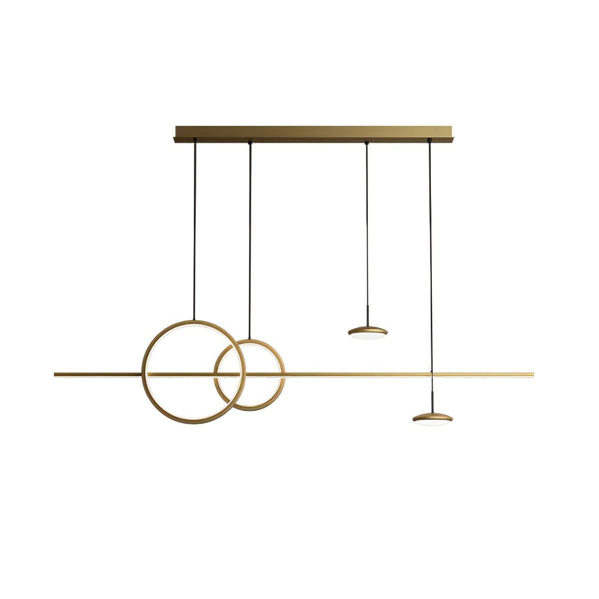 Aurora Suspension Géométrique Anneau Minimaliste