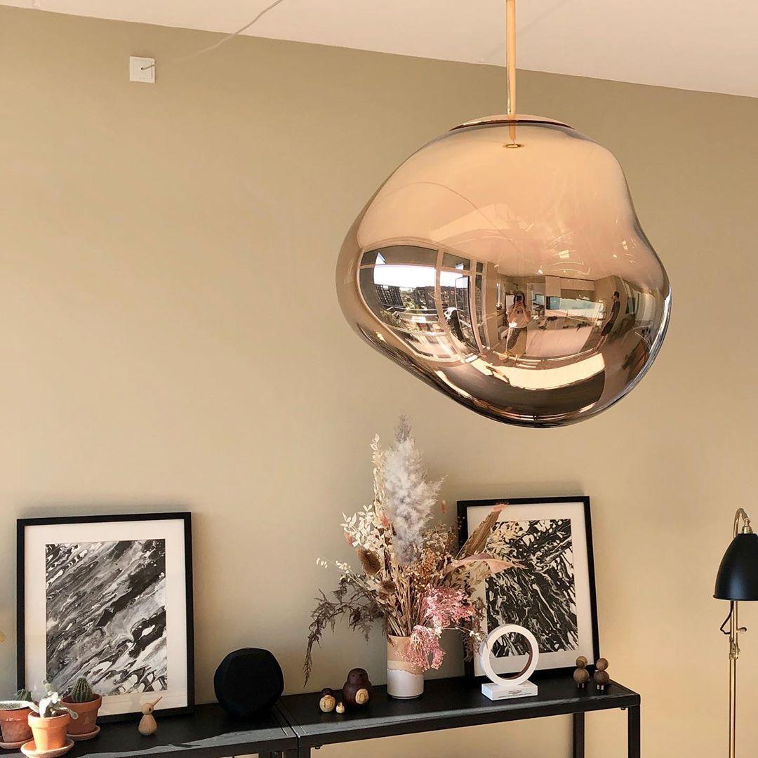 Lustra Suspension Luminaire Moderne Lava Acrylique