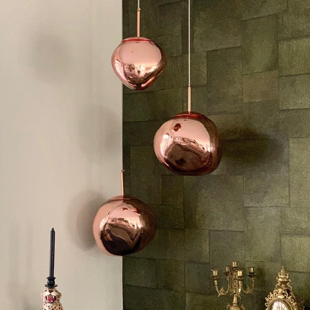 Lustra Suspension Luminaire Moderne Lava Acrylique