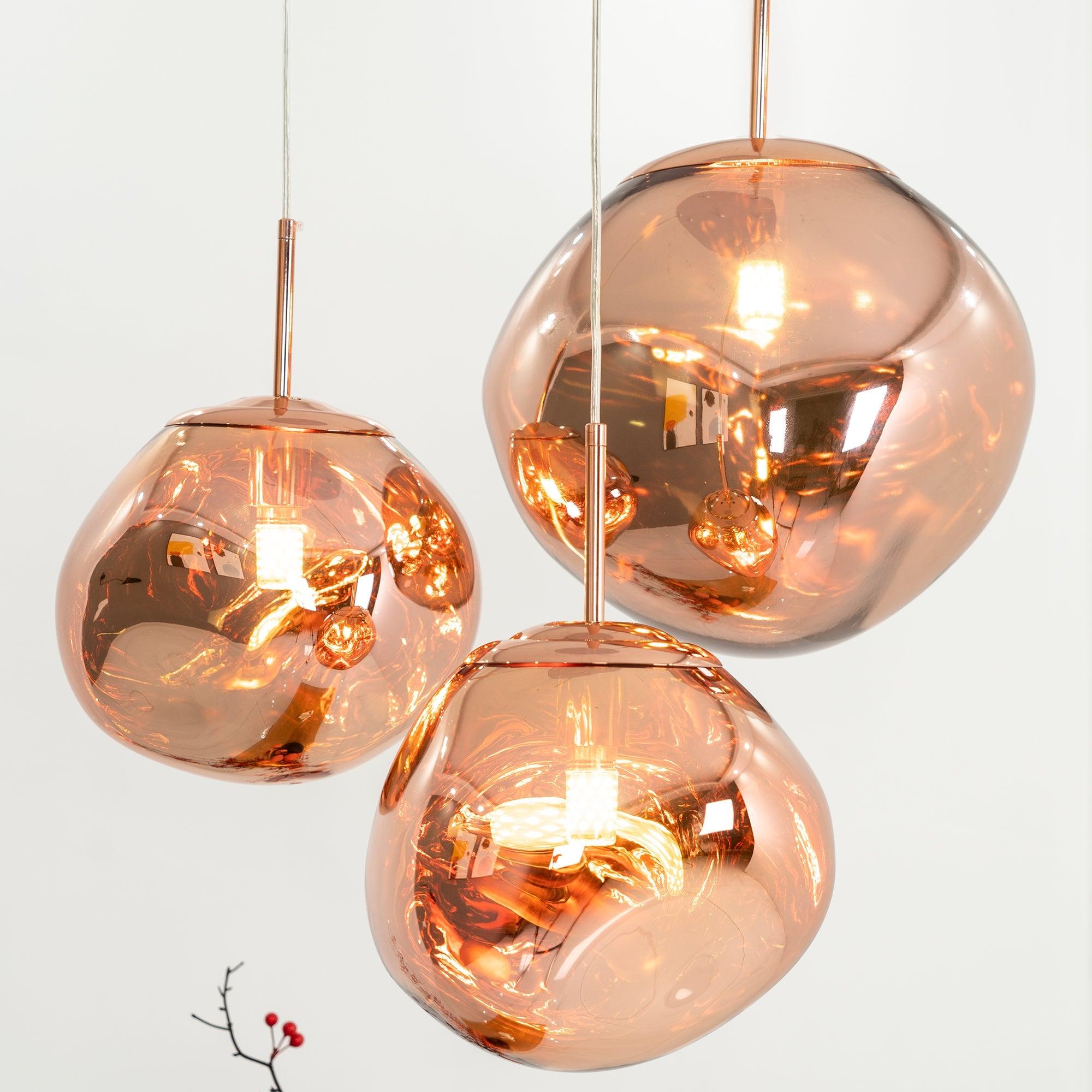 Lustra Suspension Luminaire Moderne Lava Acrylique