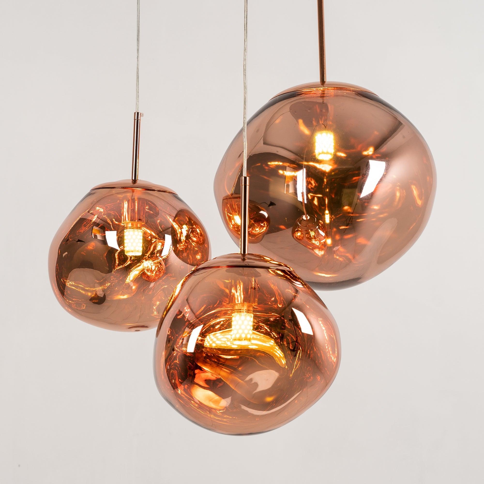 Lustra Suspension Luminaire Moderne Lava Acrylique