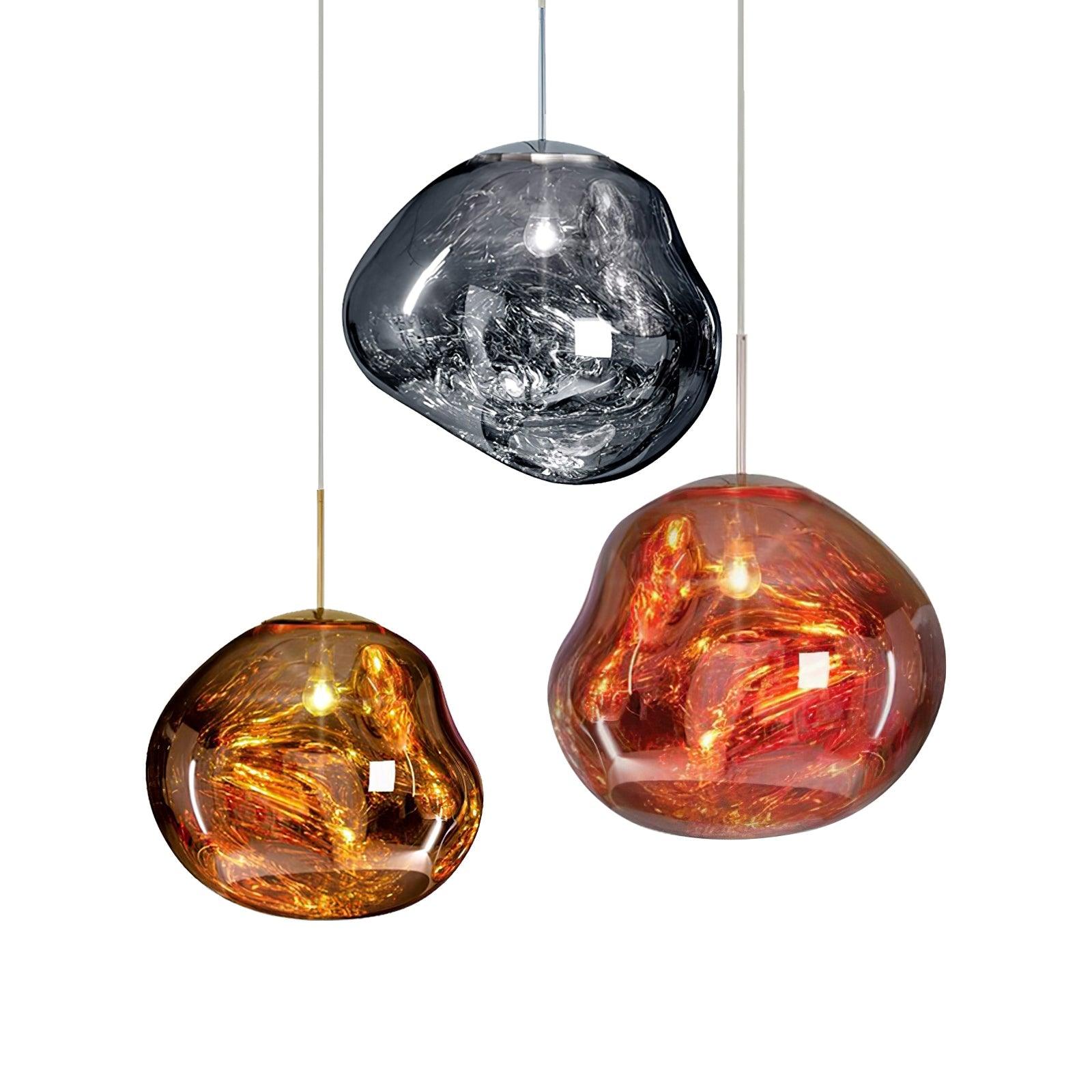 Lustra Suspension Luminaire Moderne Lava Acrylique