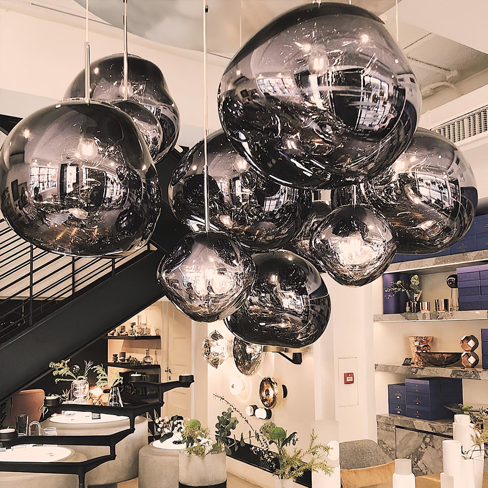 Lustra Suspension Luminaire Moderne Lava Acrylique