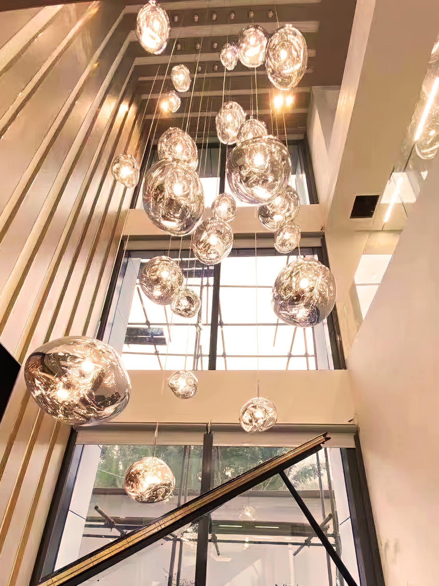 Lustra Suspension Luminaire Moderne Lava Acrylique