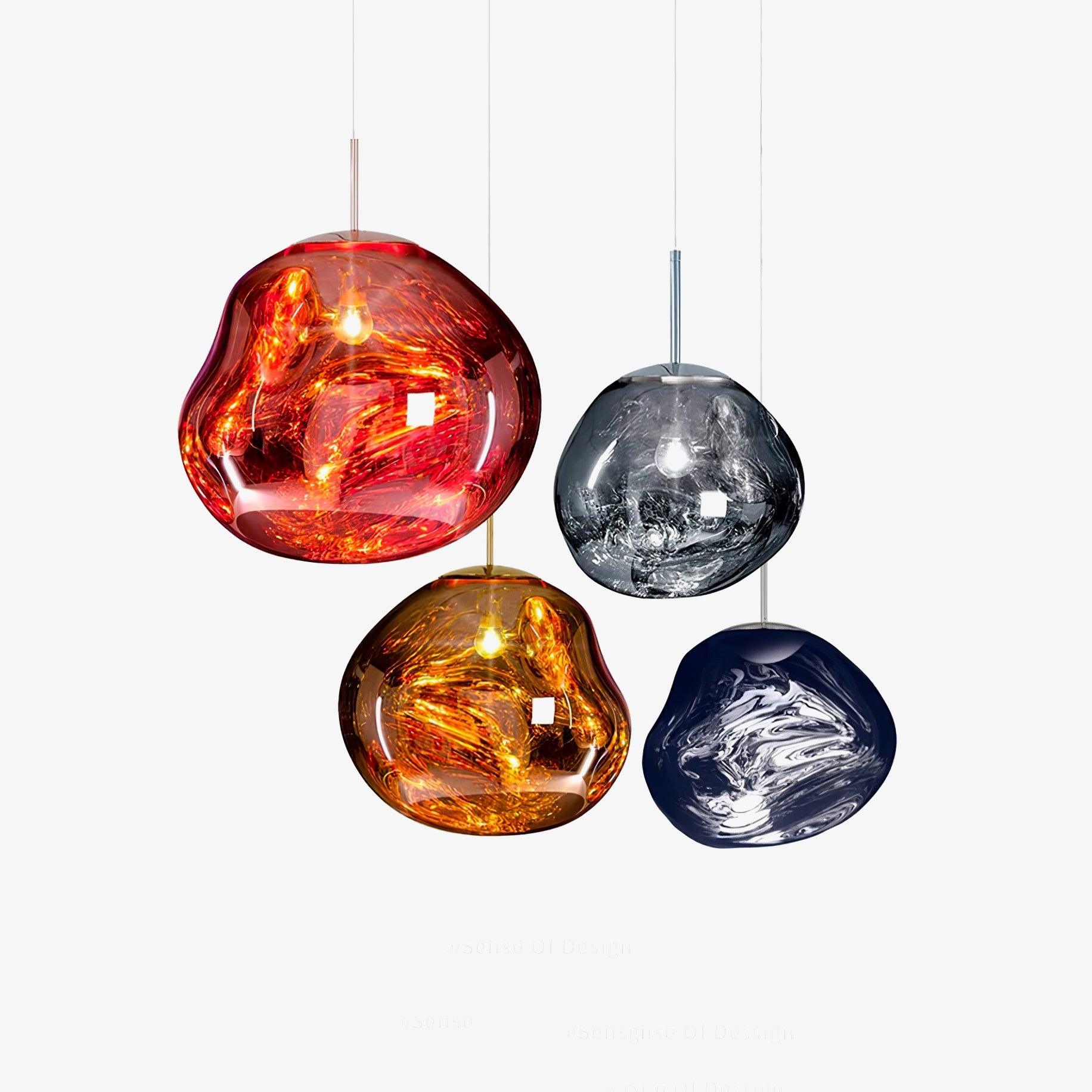 Lustra Suspension Luminaire Moderne Lava Acrylique