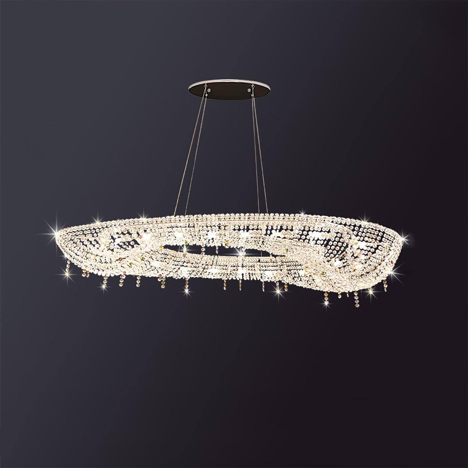 Aeliora Orné Crystal Suspension Lumière