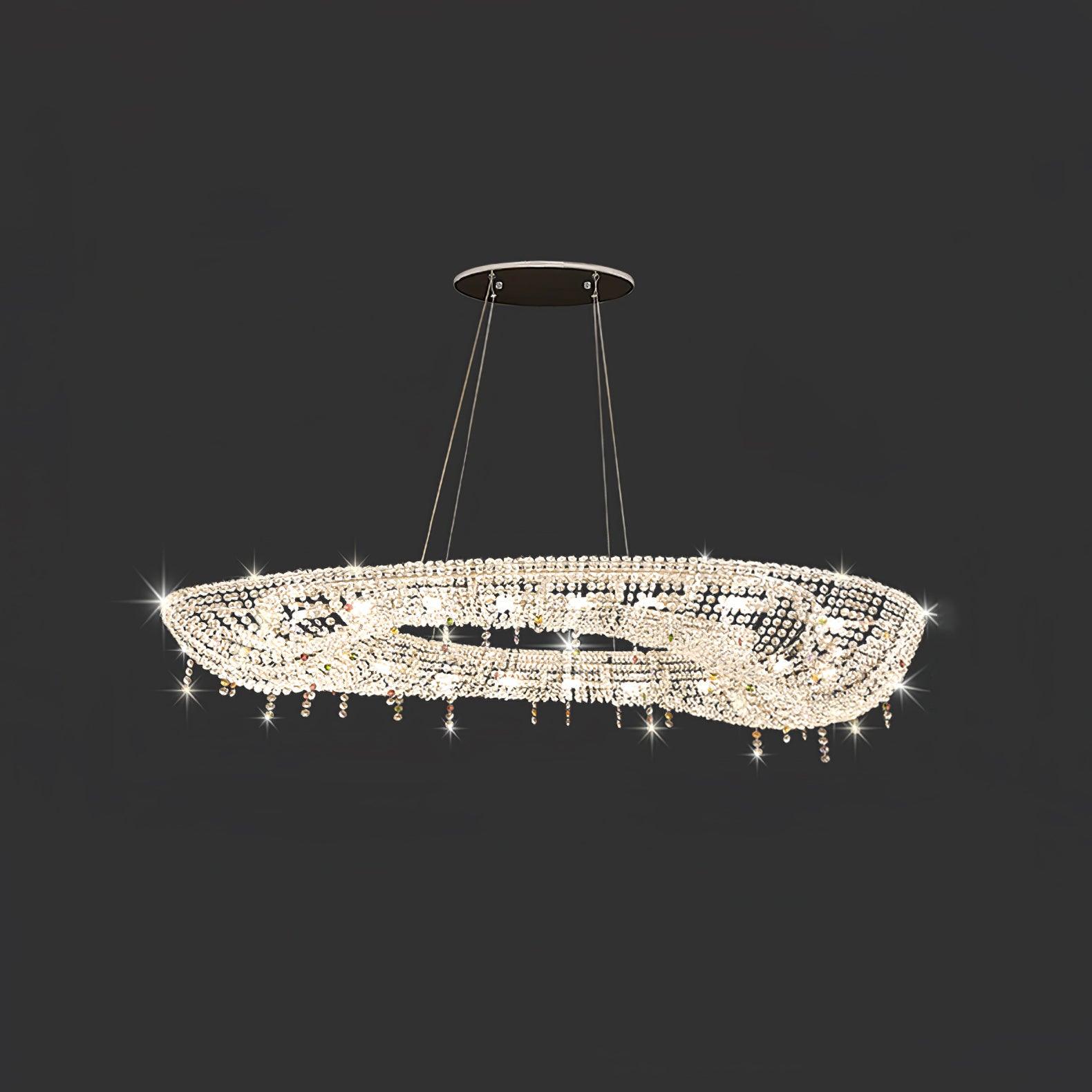 Aeliora Orné Crystal Suspension Lumière