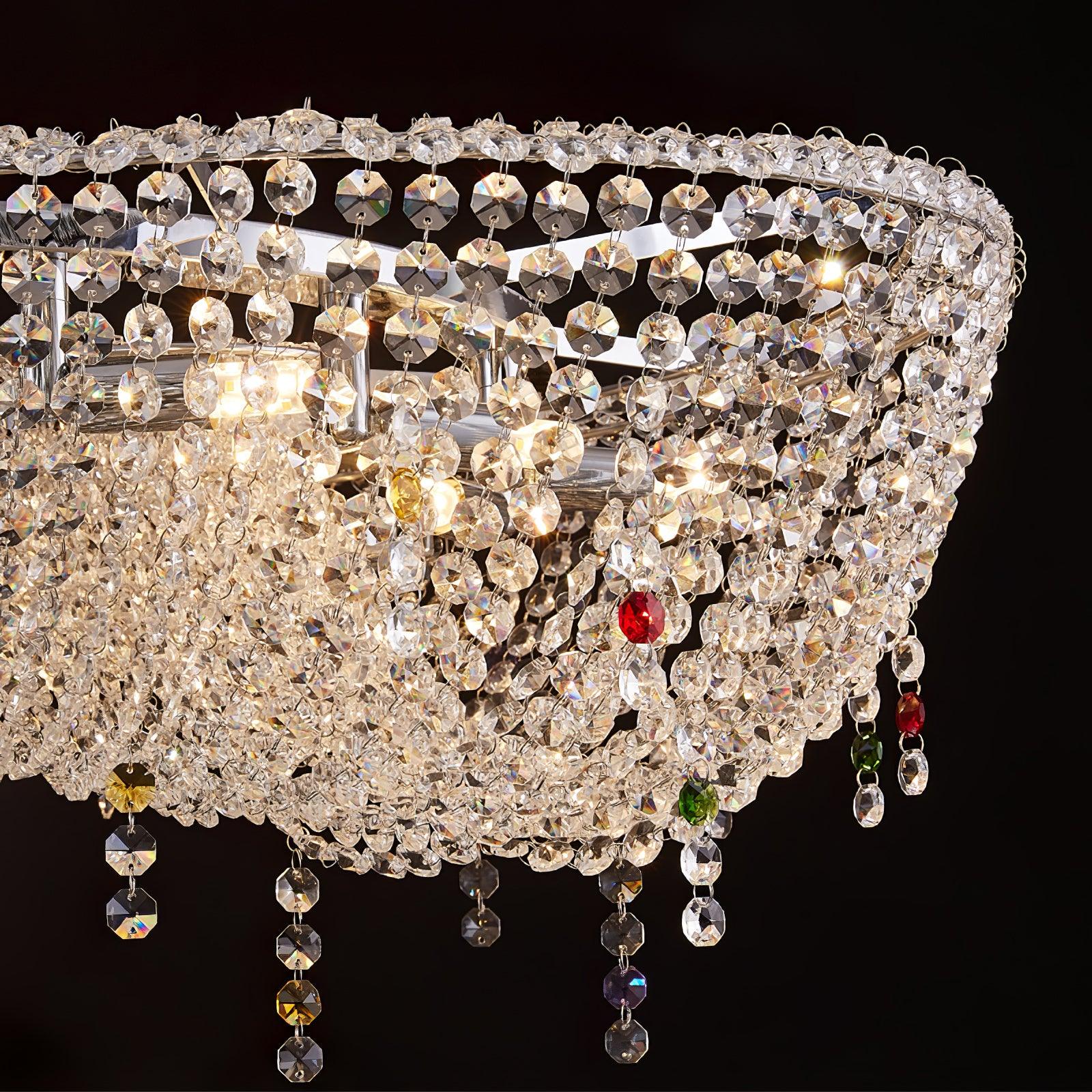 Aeliora Orné Crystal Suspension Lumière