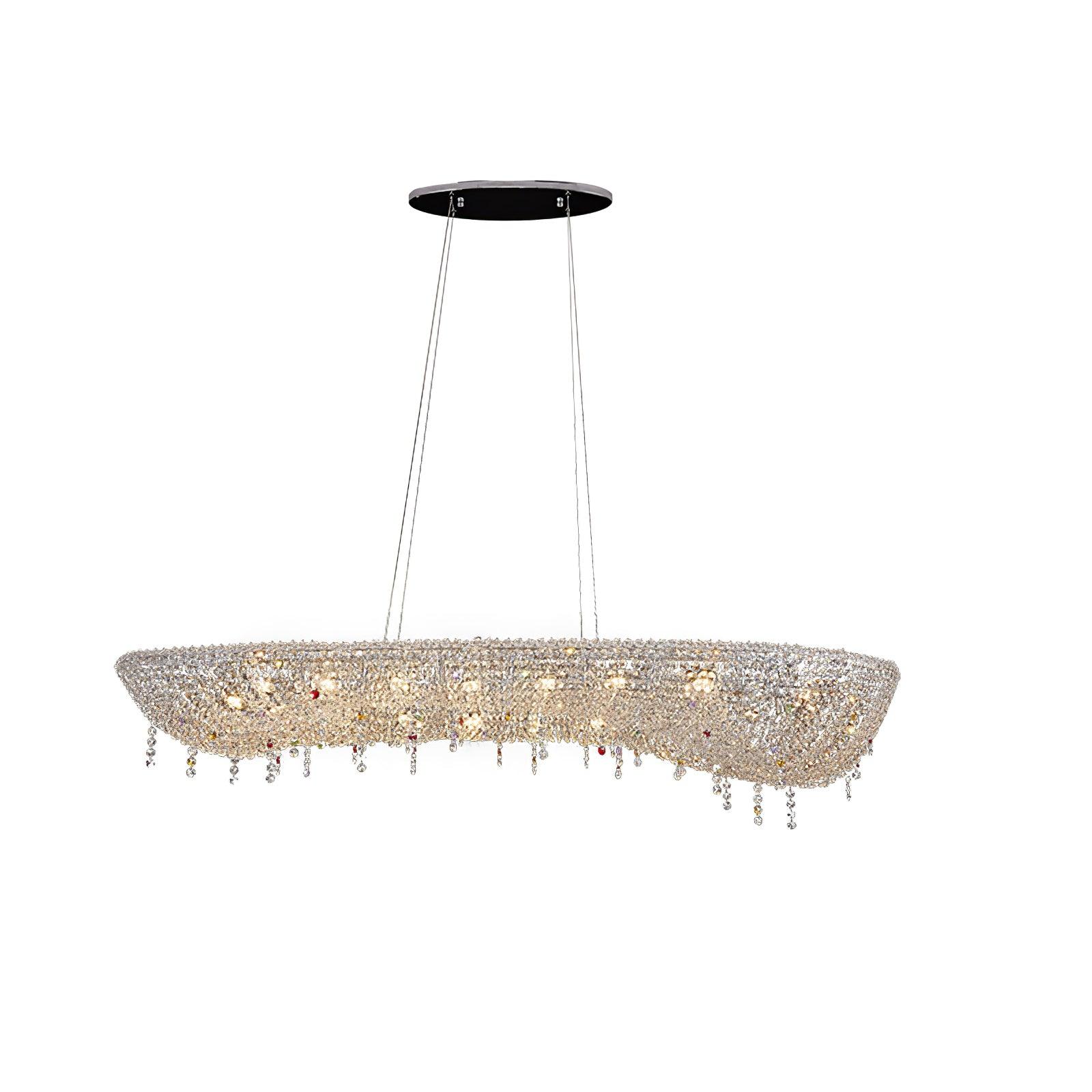 Aeliora Orné Crystal Suspension Lumière