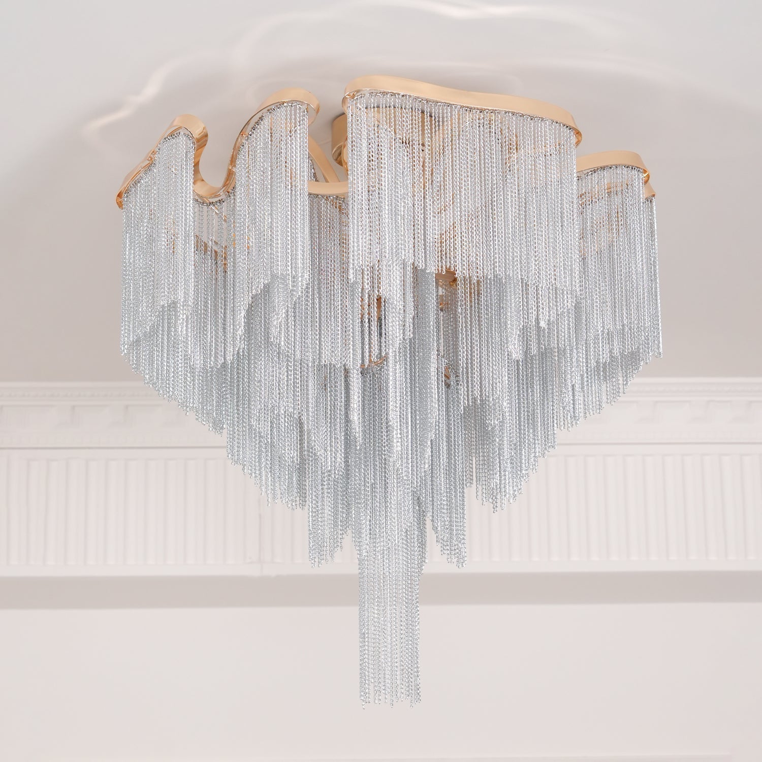 Lustra Plafonnier Moderne Art Frange