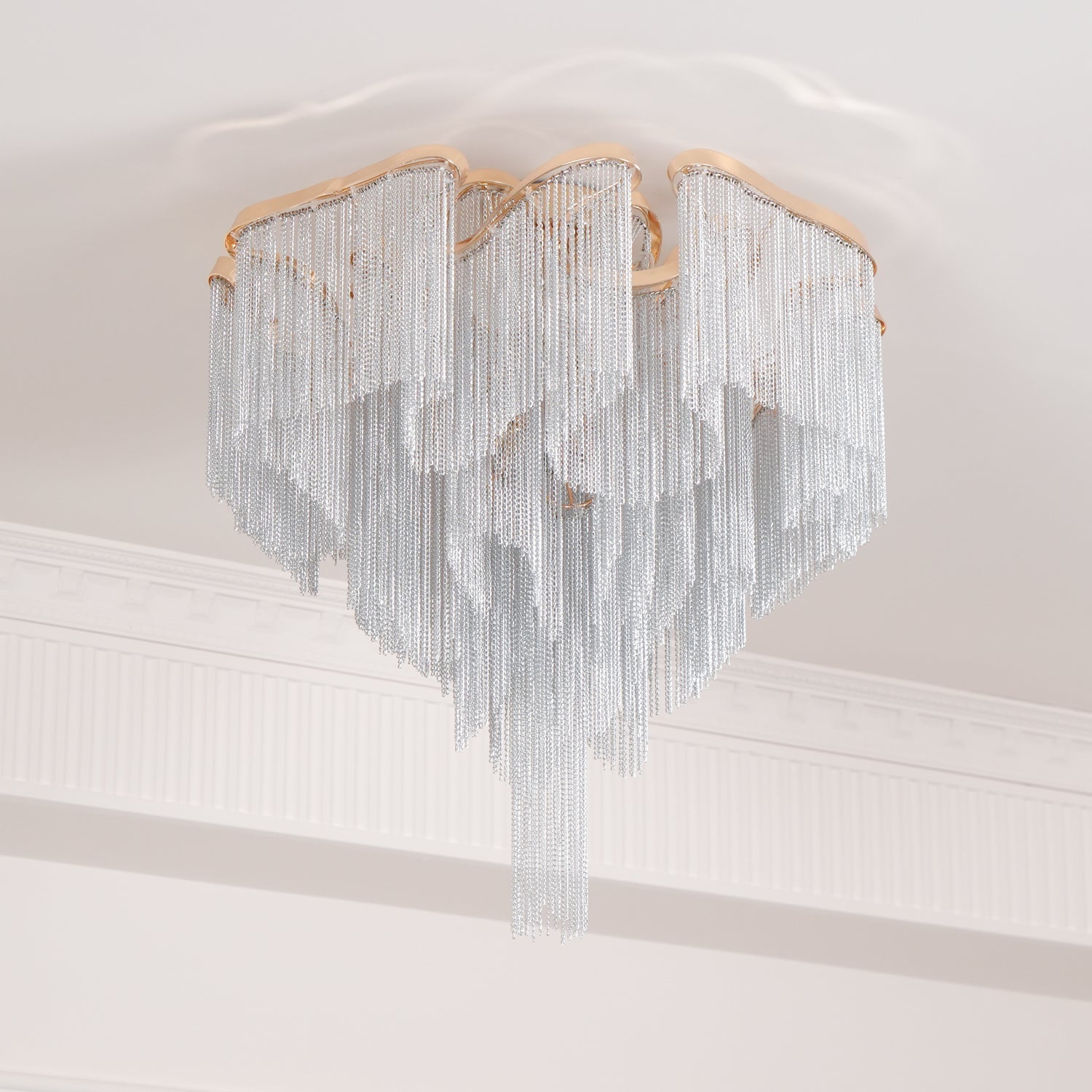 Lustra Plafonnier Moderne Art Frange