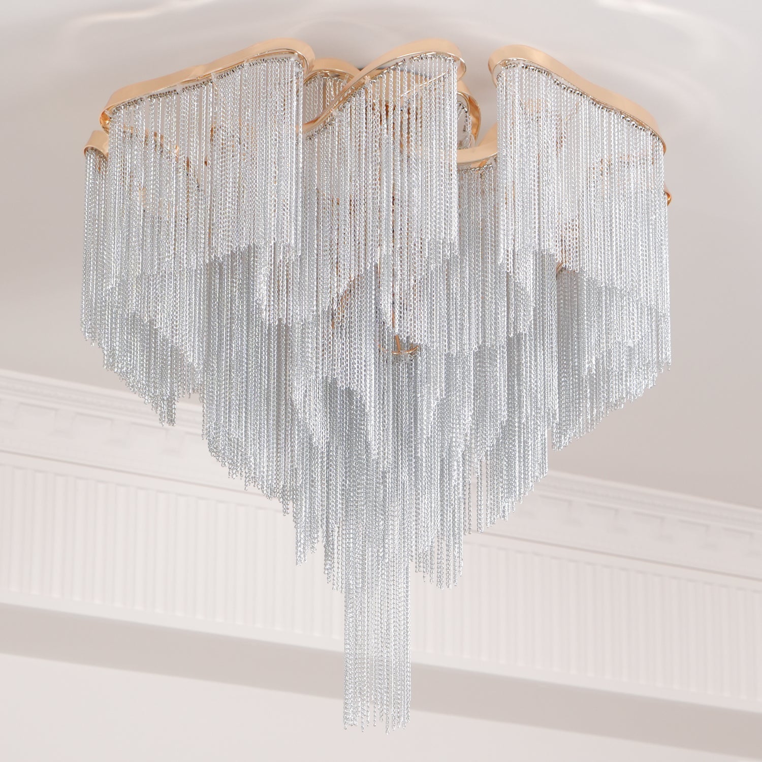 Lustra Plafonnier Moderne Art Frange