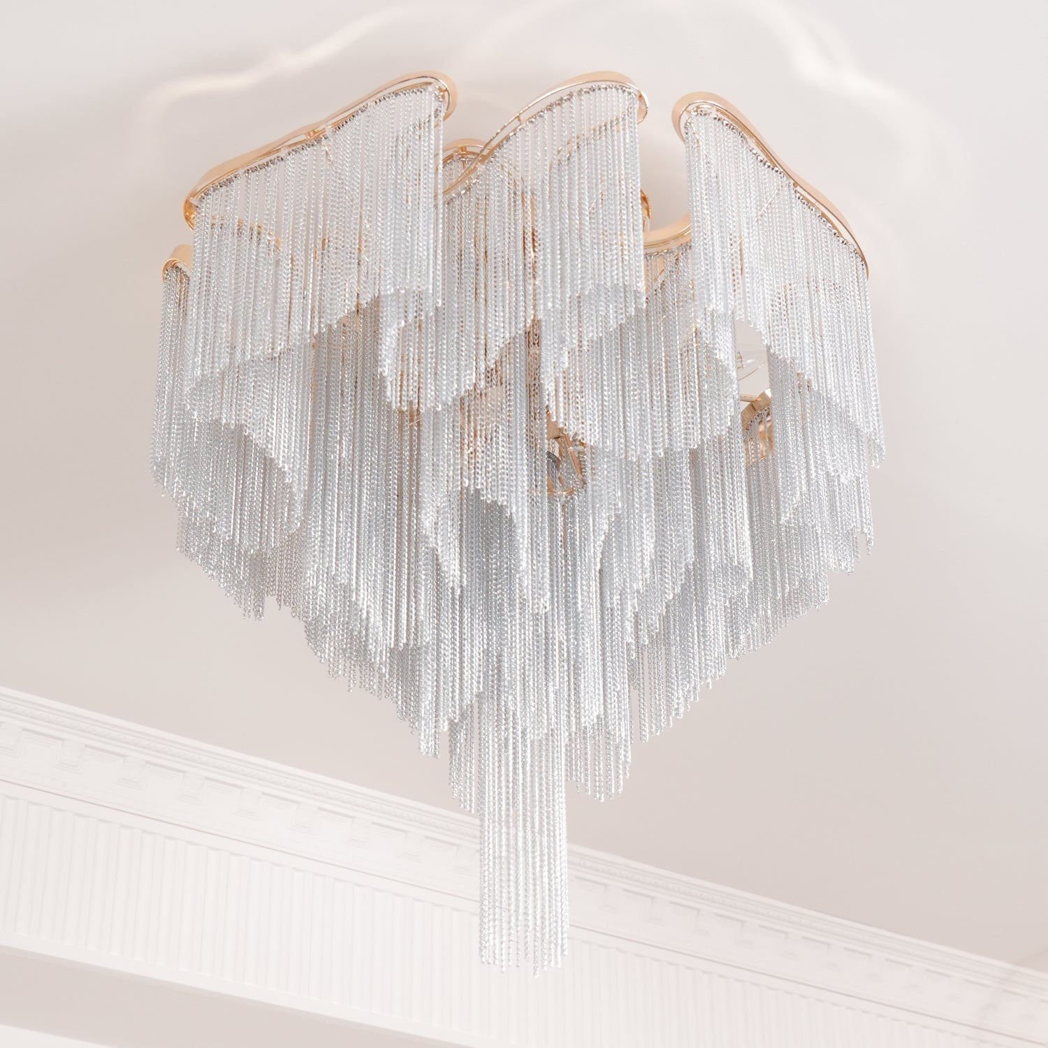 Lustra Plafonnier Moderne Art Frange
