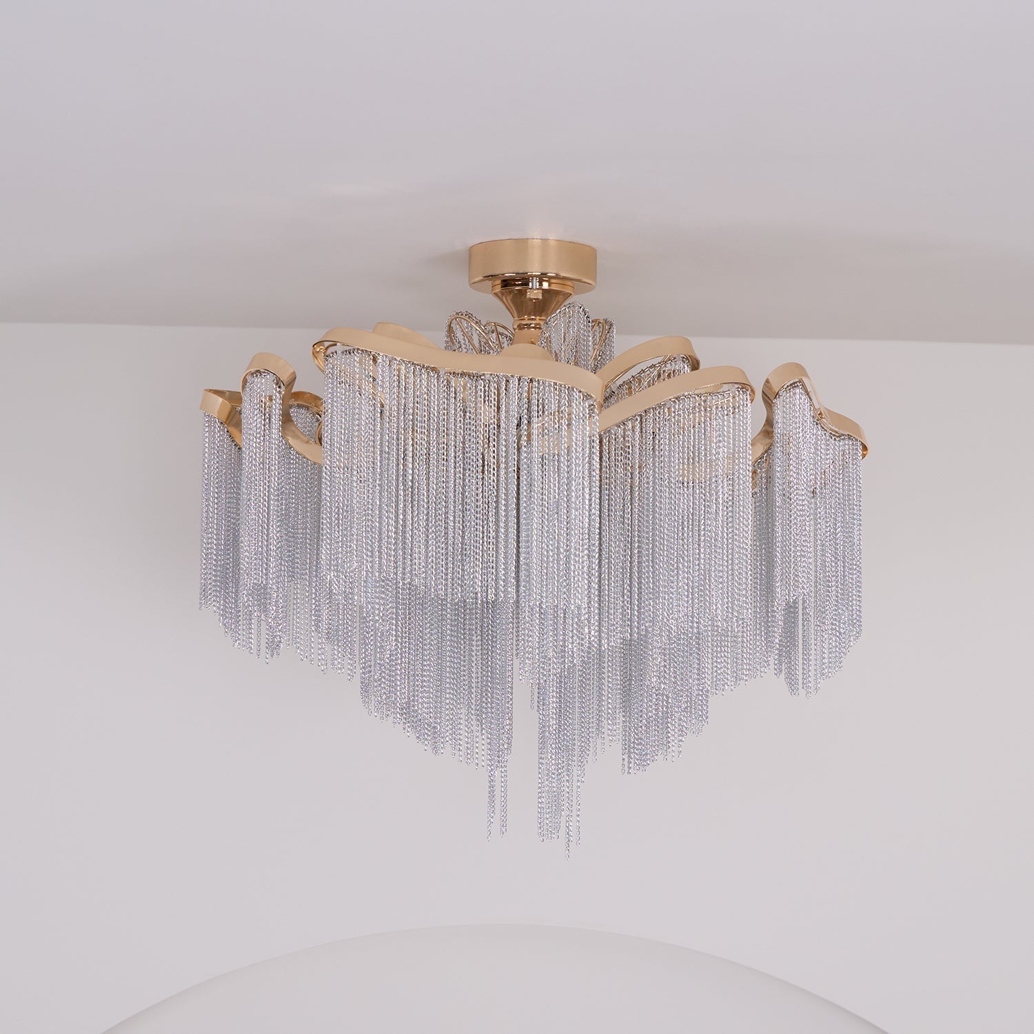 Lustra Plafonnier Moderne Art Frange
