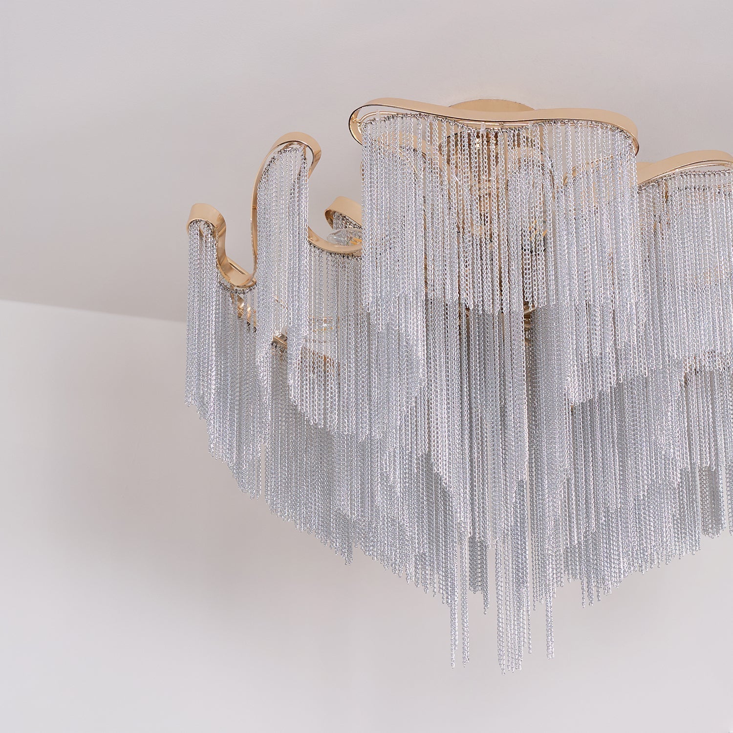 Lustra Plafonnier Moderne Art Frange