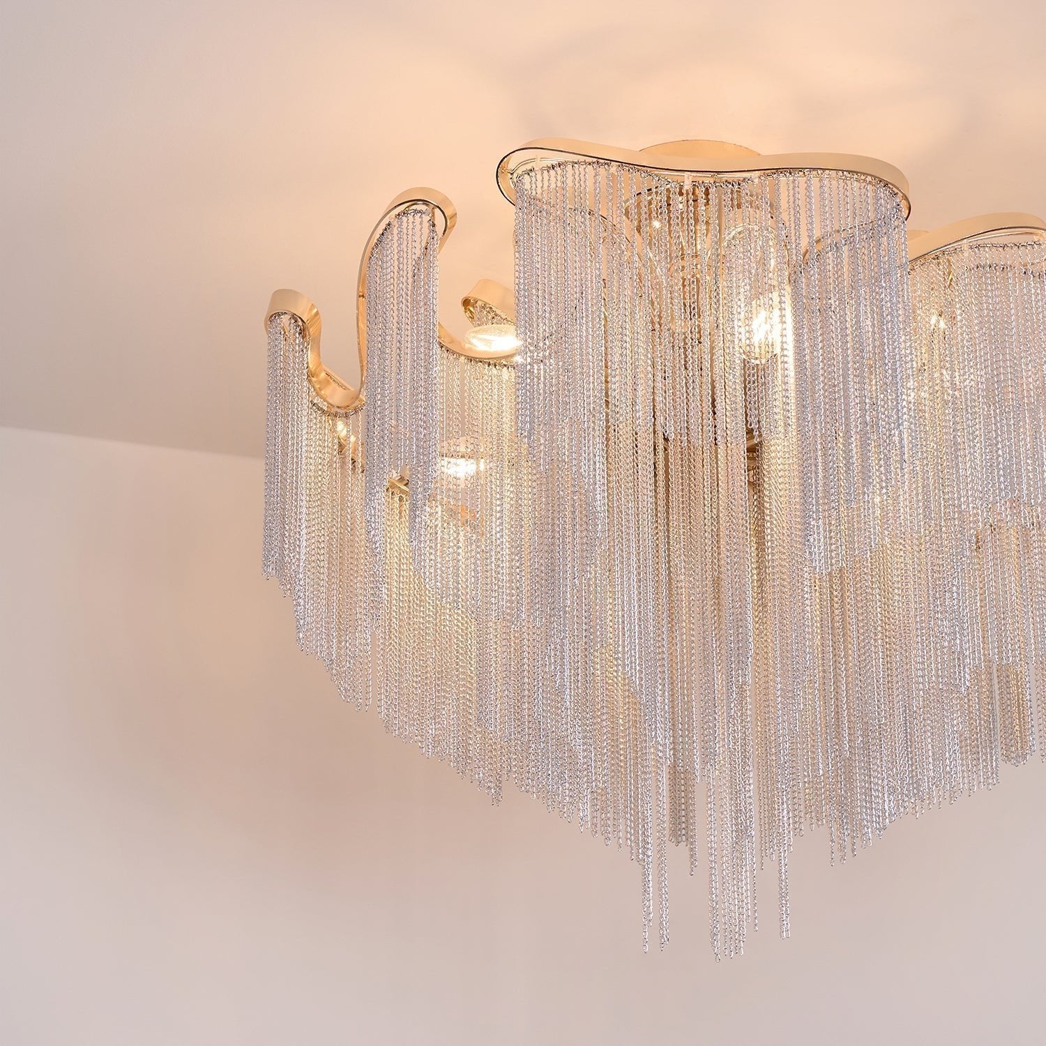 Lustra Plafonnier Moderne Art Frange