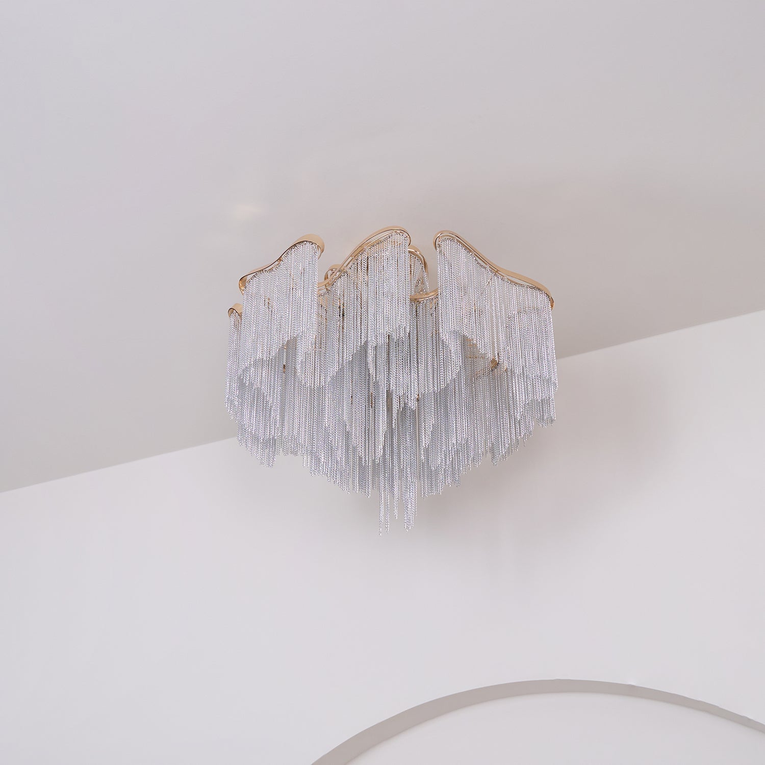 Lustra Plafonnier Moderne Art Frange