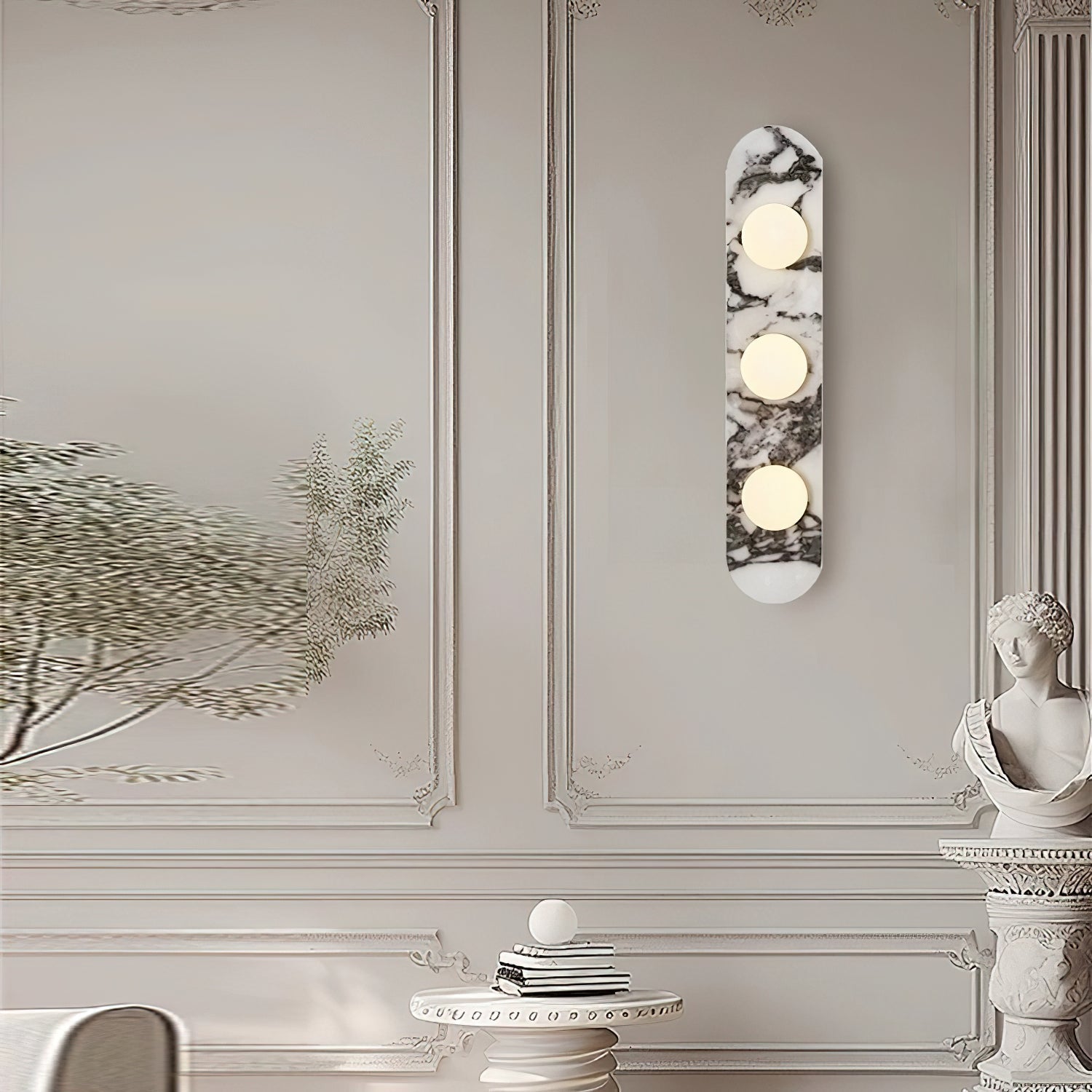 Covelyra Applique Murale En Marbre Et Verre Minimaliste Moderne