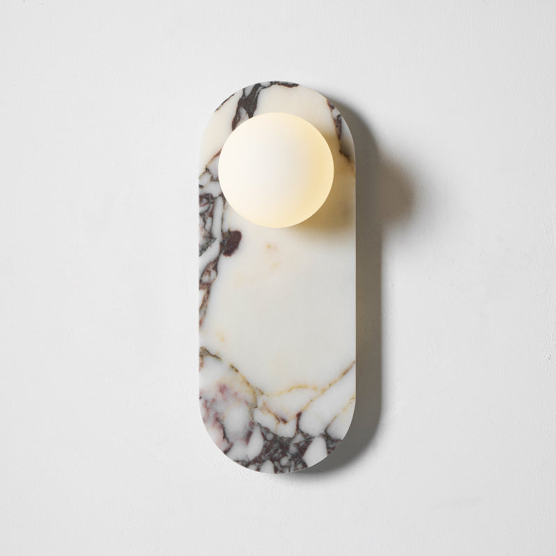 Covelyra Applique Murale En Marbre Et Verre Minimaliste Moderne