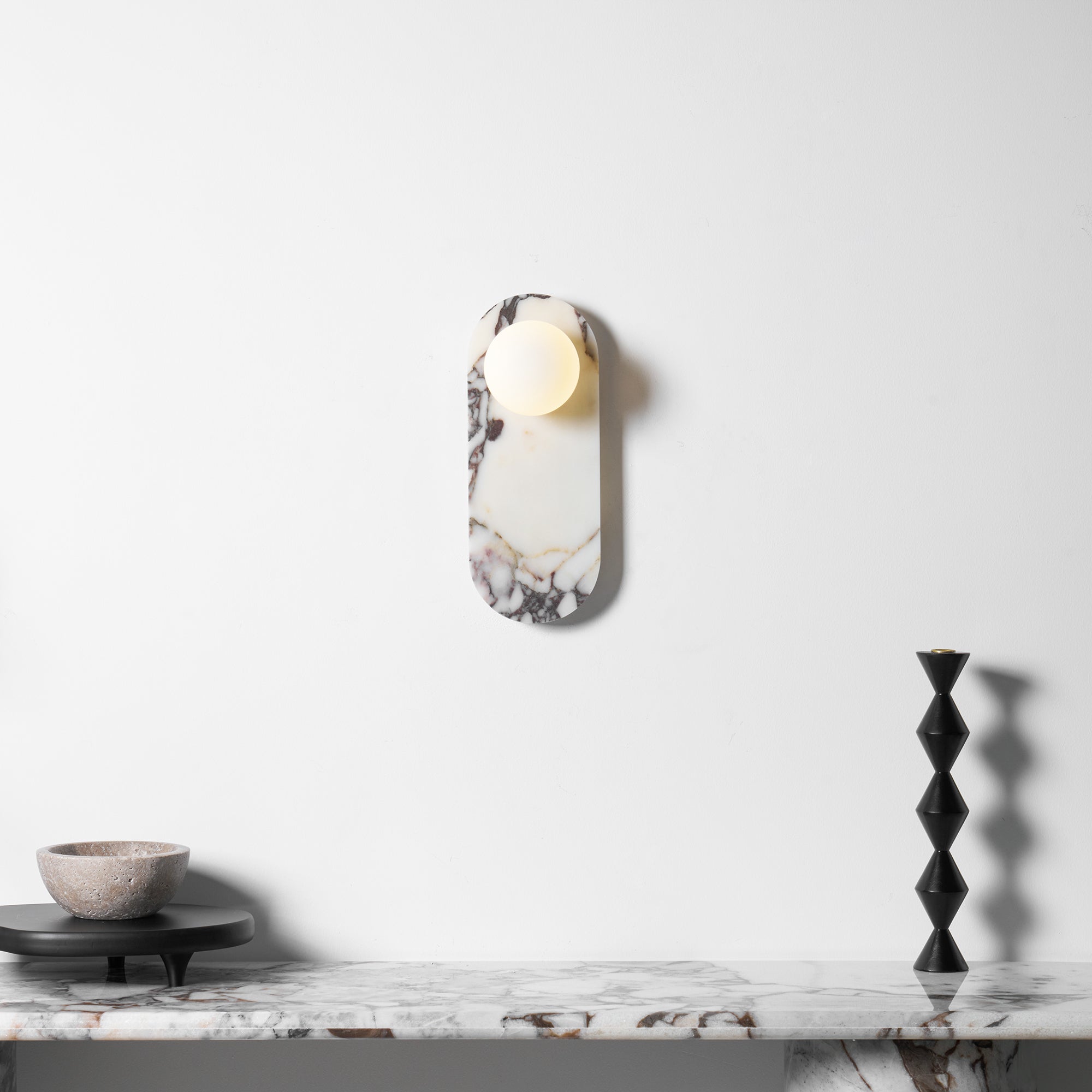 Covelyra Applique Murale En Marbre Et Verre Minimaliste Moderne