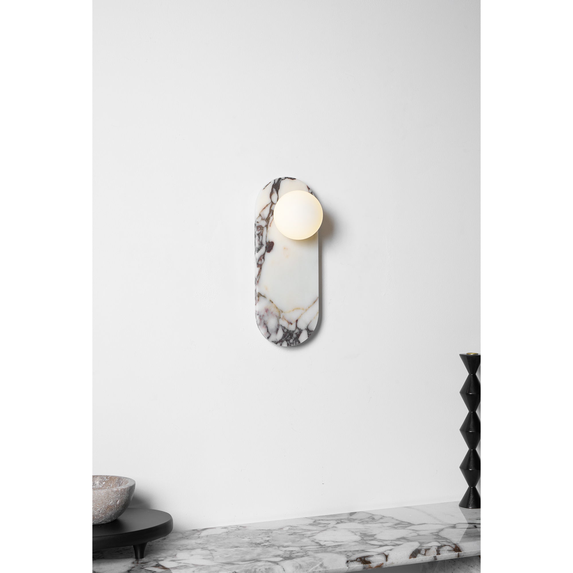 Covelyra Applique Murale En Marbre Et Verre Minimaliste Moderne