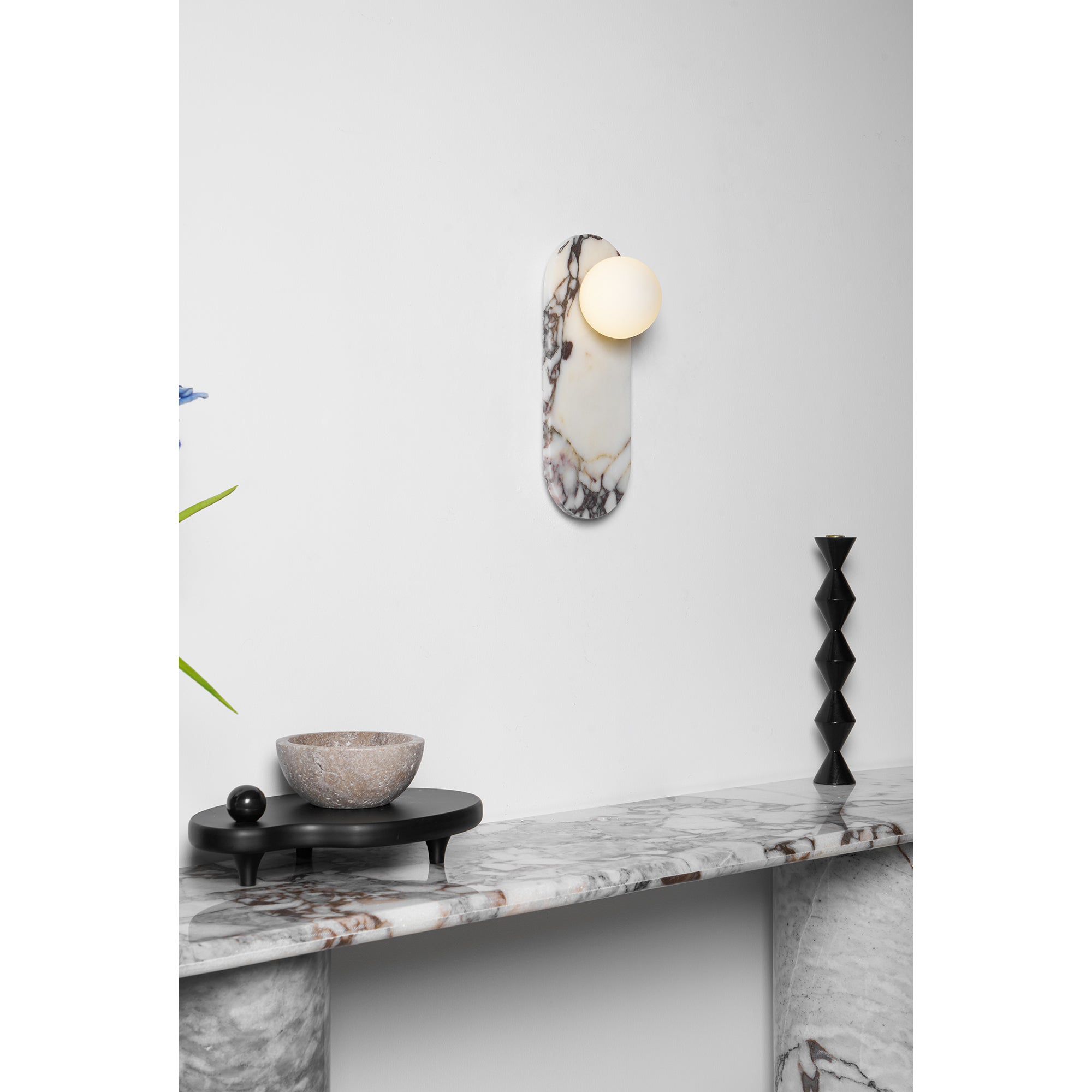 Covelyra Applique Murale En Marbre Et Verre Minimaliste Moderne