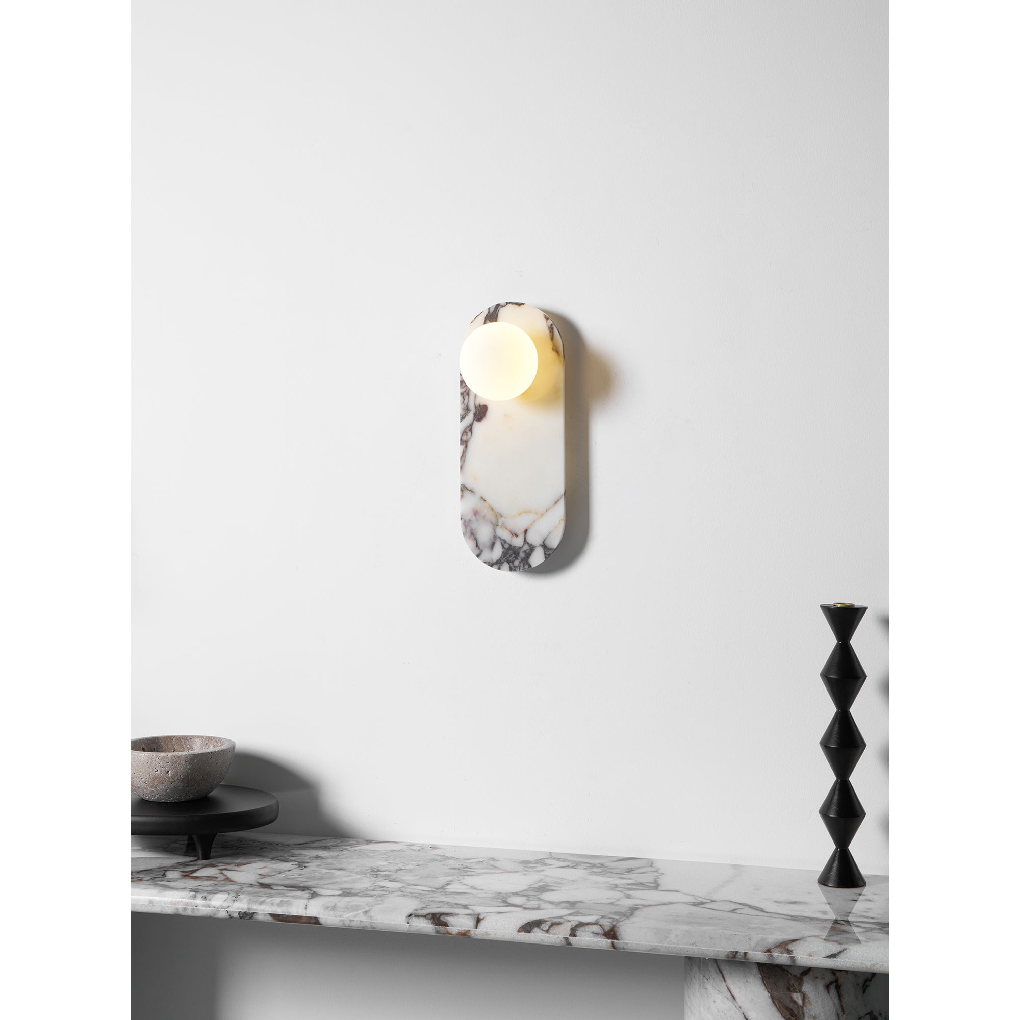 Covelyra Applique Murale En Marbre Et Verre Minimaliste Moderne