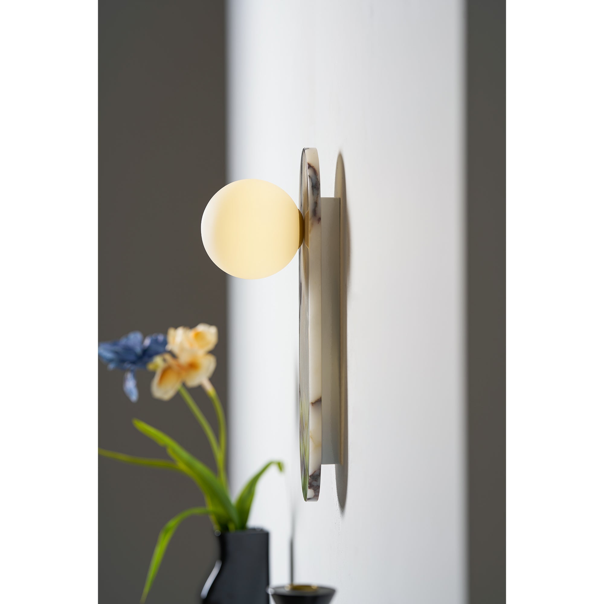 Covelyra Applique Murale En Marbre Et Verre Minimaliste Moderne