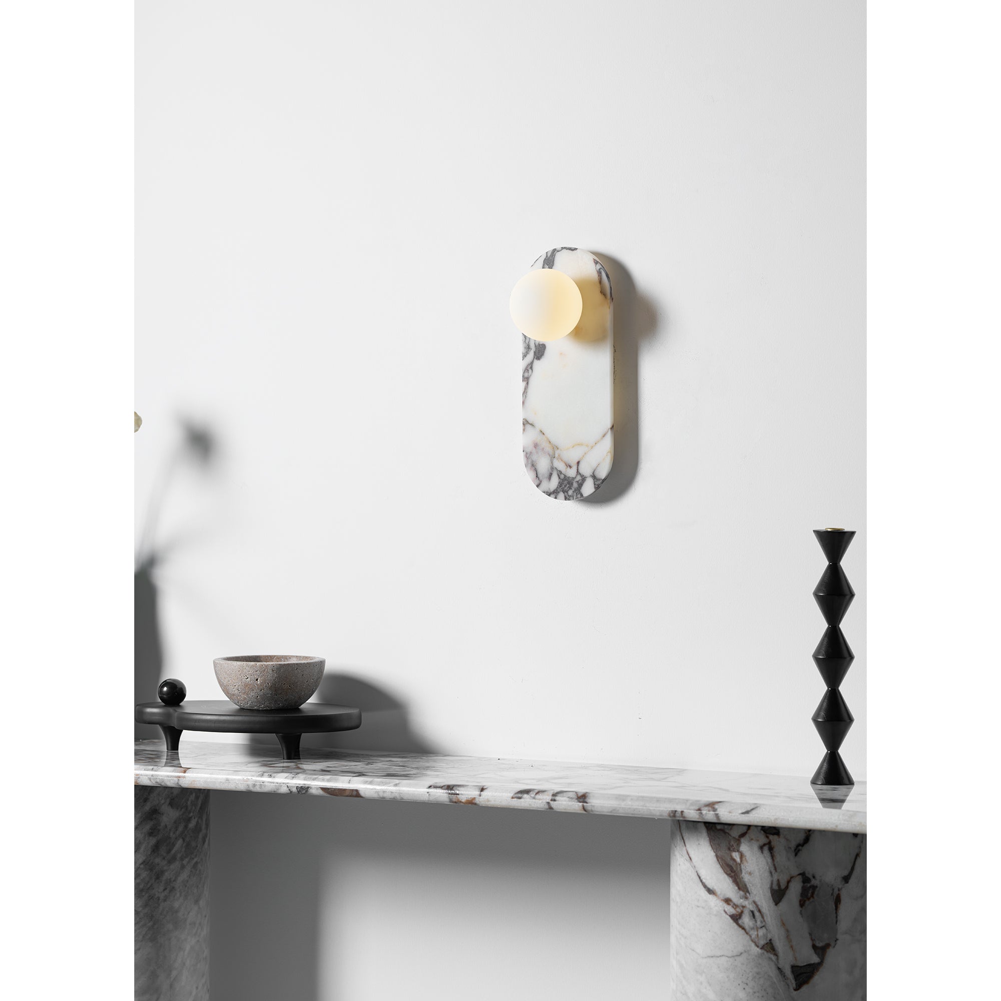 Covelyra Applique Murale En Marbre Et Verre Minimaliste Moderne