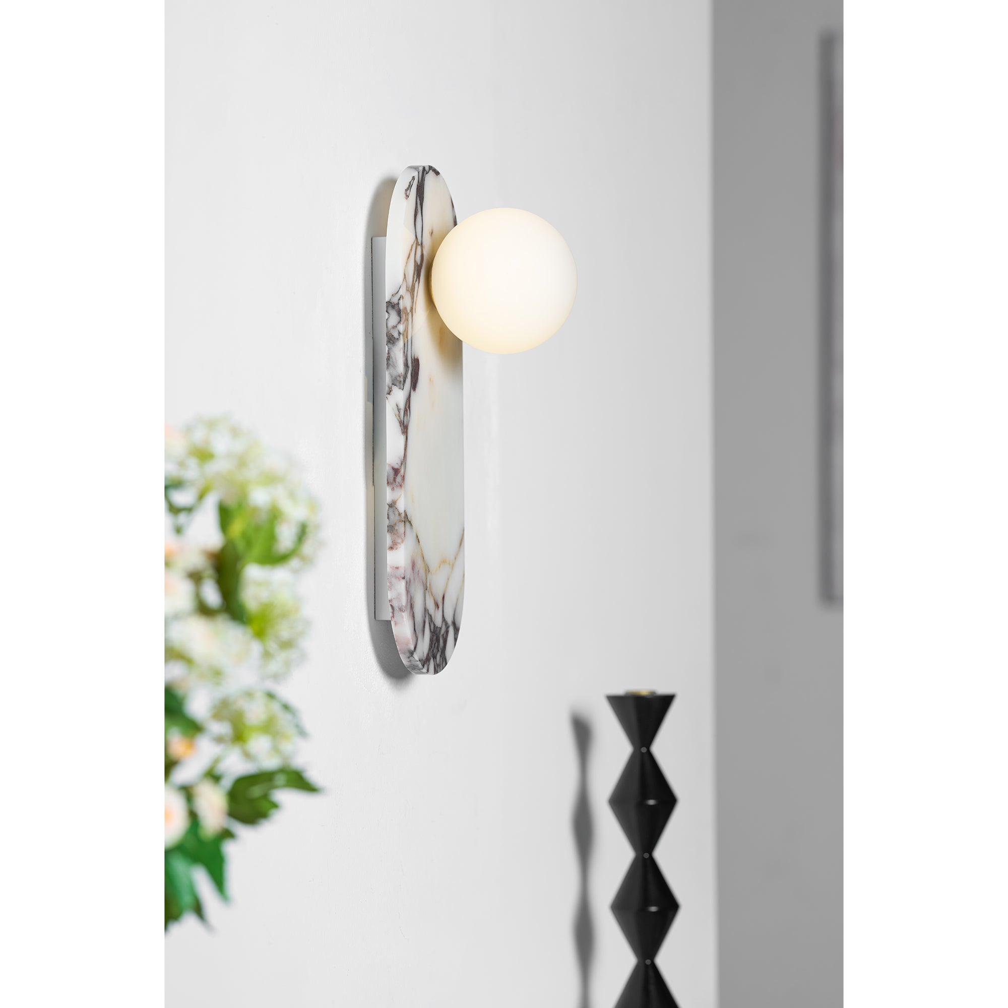 Covelyra Applique Murale En Marbre Et Verre Minimaliste Moderne