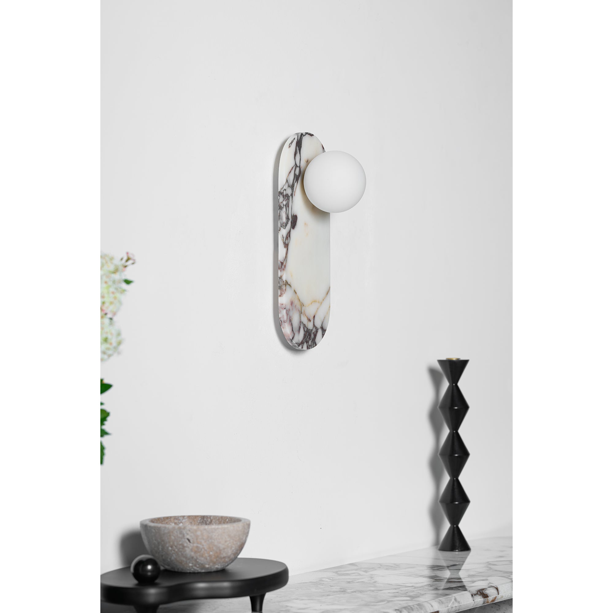 Covelyra Applique Murale En Marbre Et Verre Minimaliste Moderne