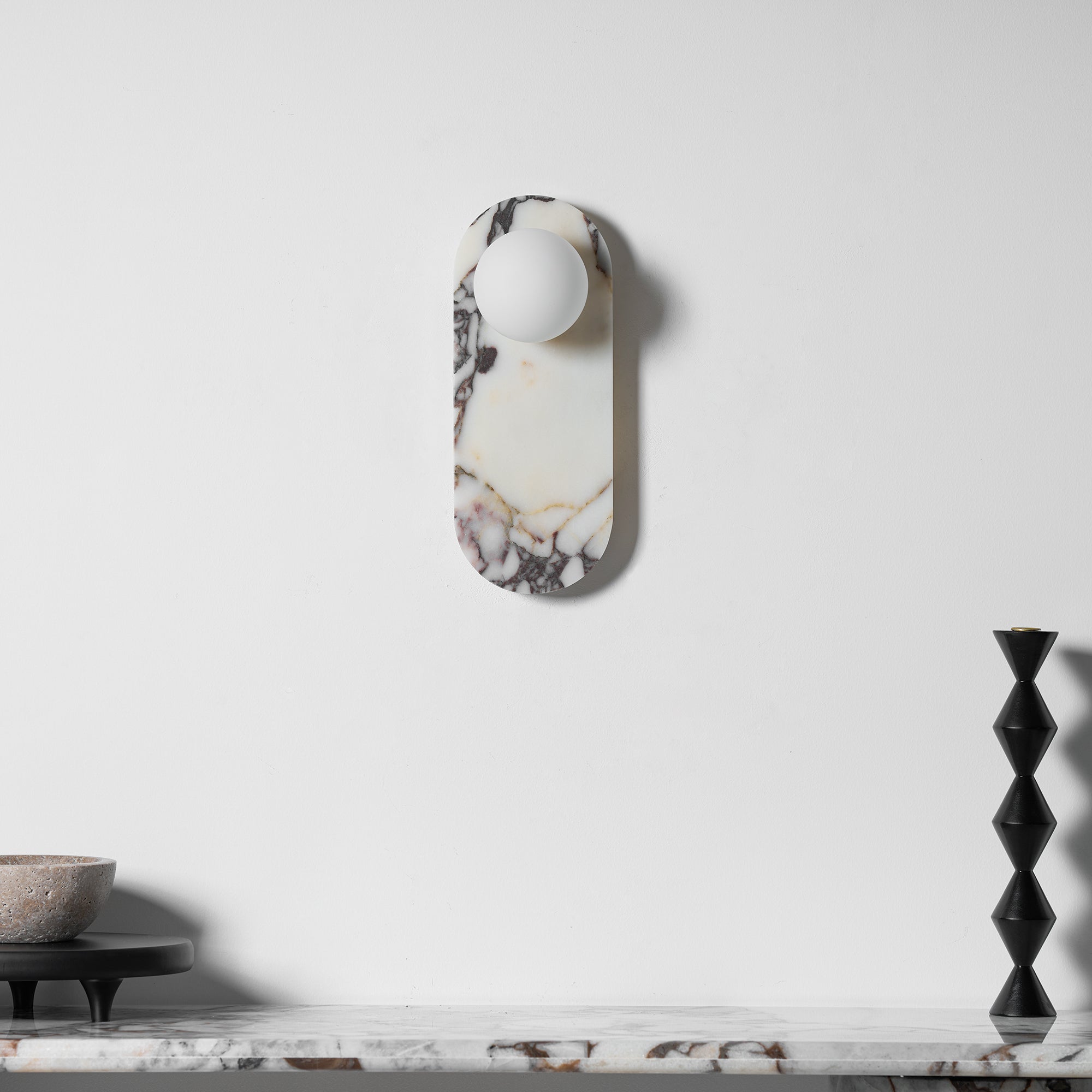 Covelyra Applique Murale En Marbre Et Verre Minimaliste Moderne