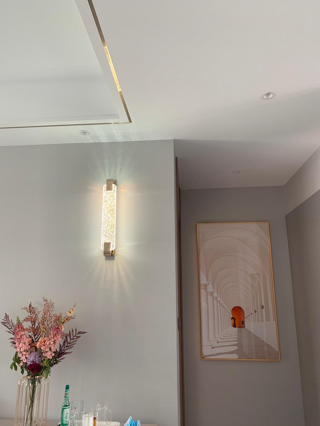 Virelre Lampe Murale Glam en Cristal