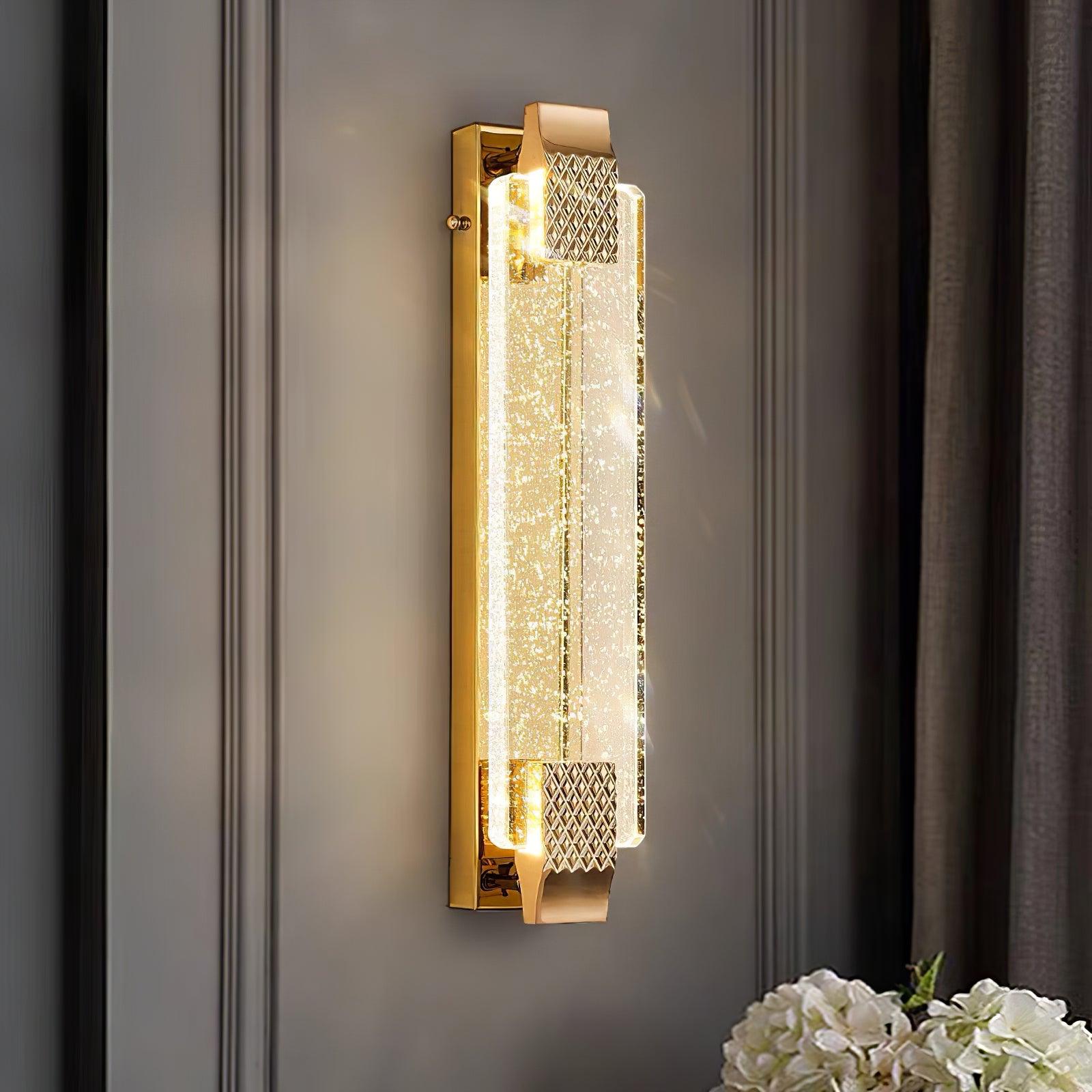 Virelre Lampe Murale Glam en Cristal
