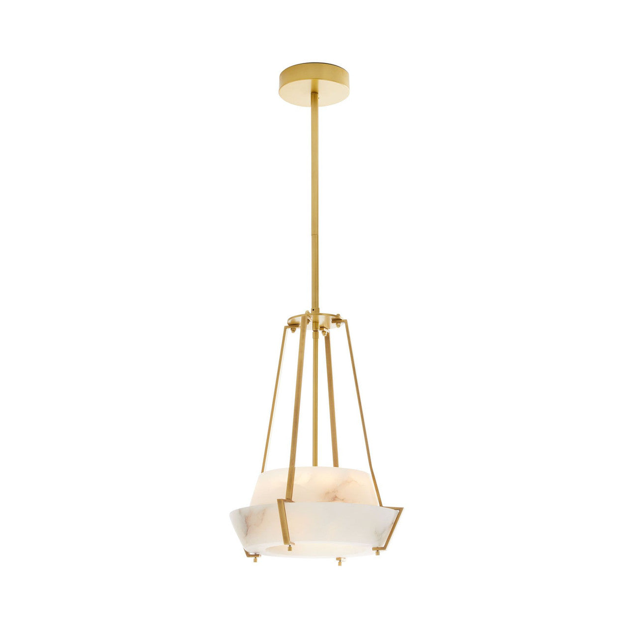 Avlireth Lampe Suspendue En Métal Et Albâtre Minimaliste Moderne